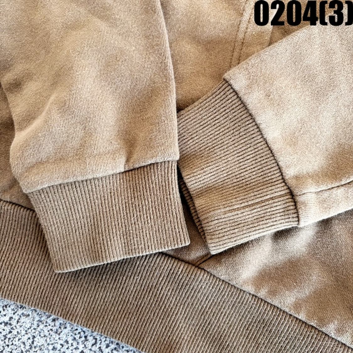 [XL] 게스G바이게스 브라운 빅로고 후드티 0204(3) 상품이미지3