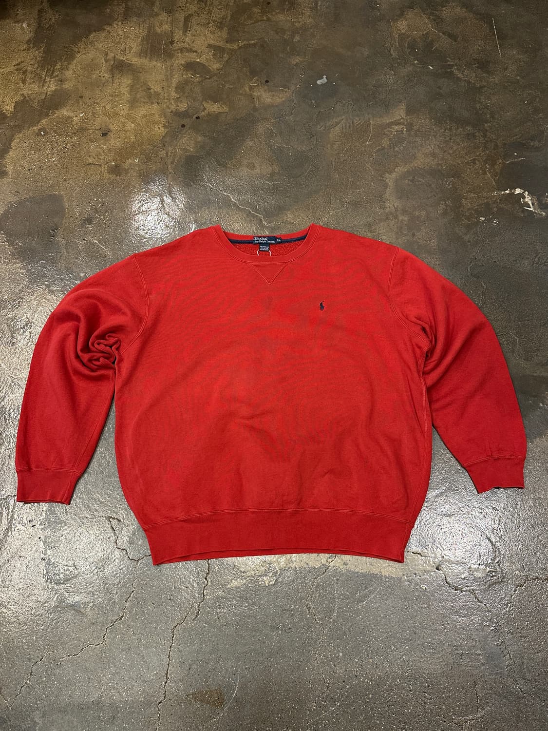 POLO 폴로 랄프로렌 레드 스웻셔츠 맨투맨 XL 상품이미지1