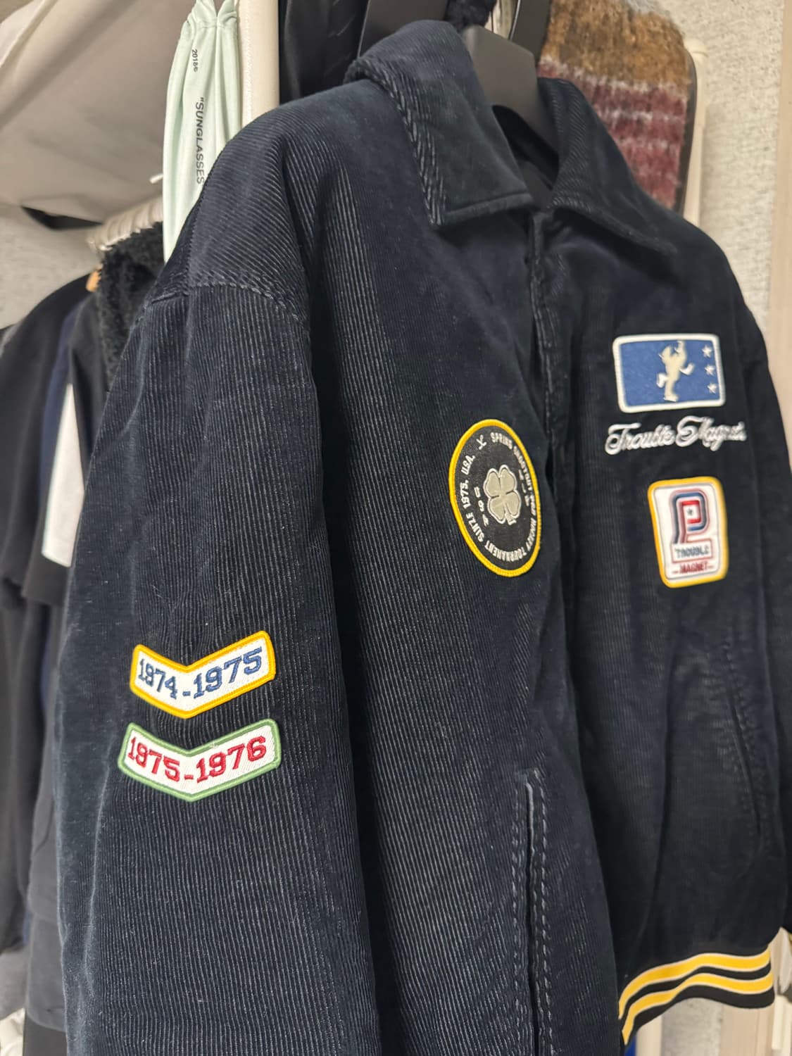 자라 패치워크 봄버 자켓 S 상품이미지3