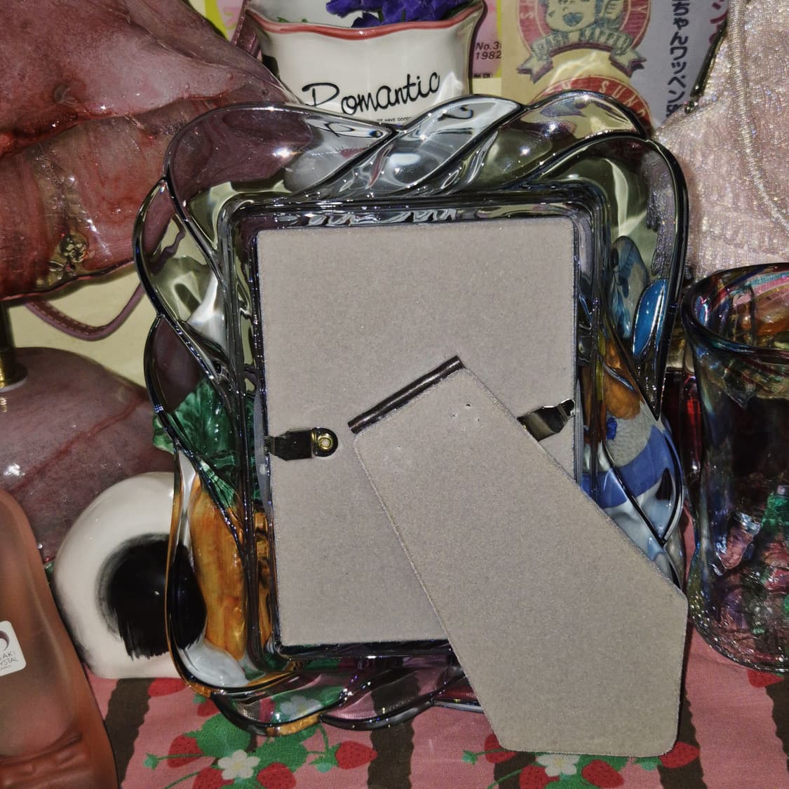 90s 노리다케 블루 크리스탈 스윌 액자 상품이미지9