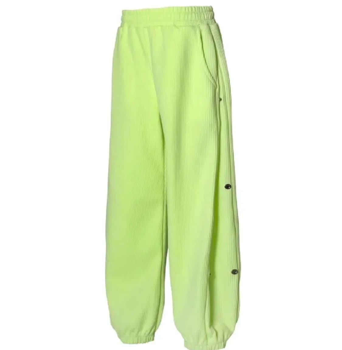 mjd 30pcs 한정판 사이드 스냅팬츠 라임 상품이미지1