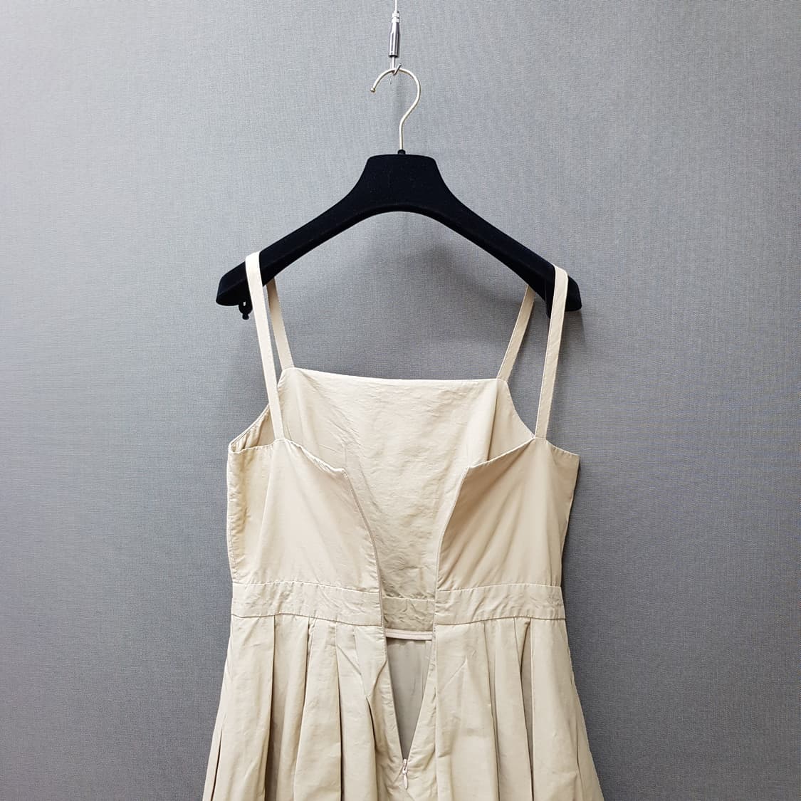 오르 슬리브리스 스트랩 롱 원피스 S사이즈 상품이미지6