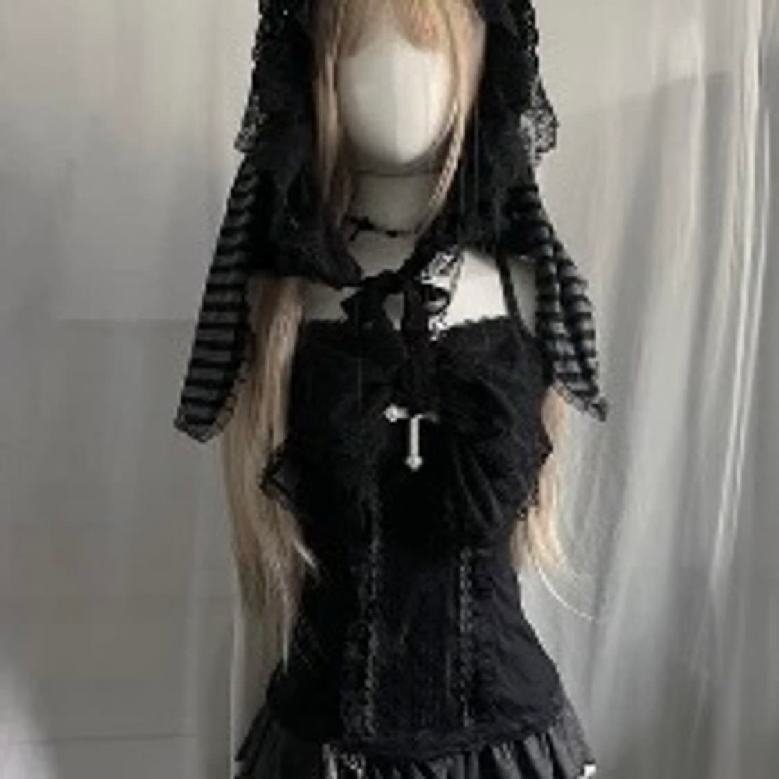 버니 레이스 보닛 갸루 고딕 우사미미 상품이미지1