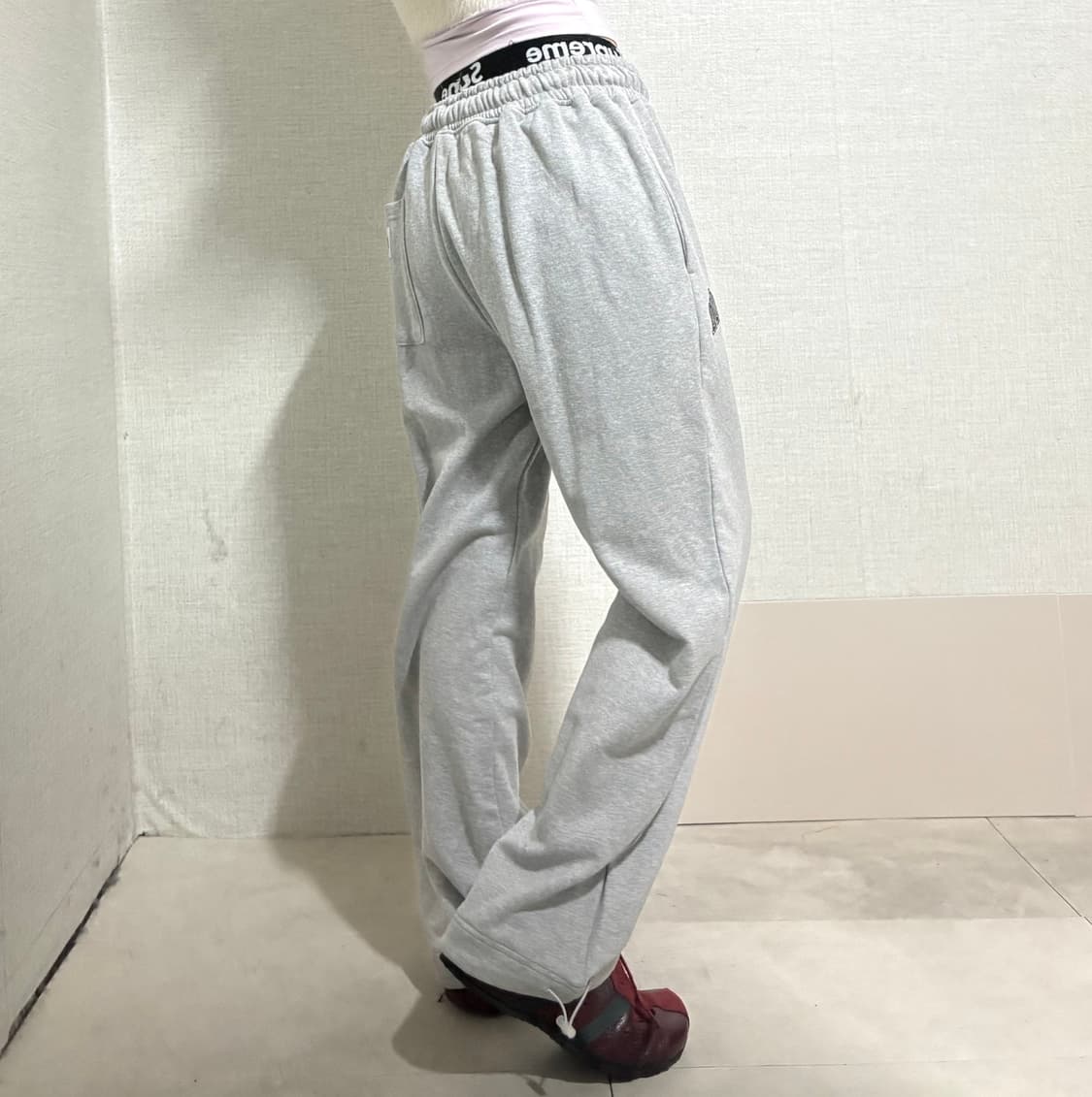 베드블러드 그레이 스웻 트레이닝팬츠 상품이미지3