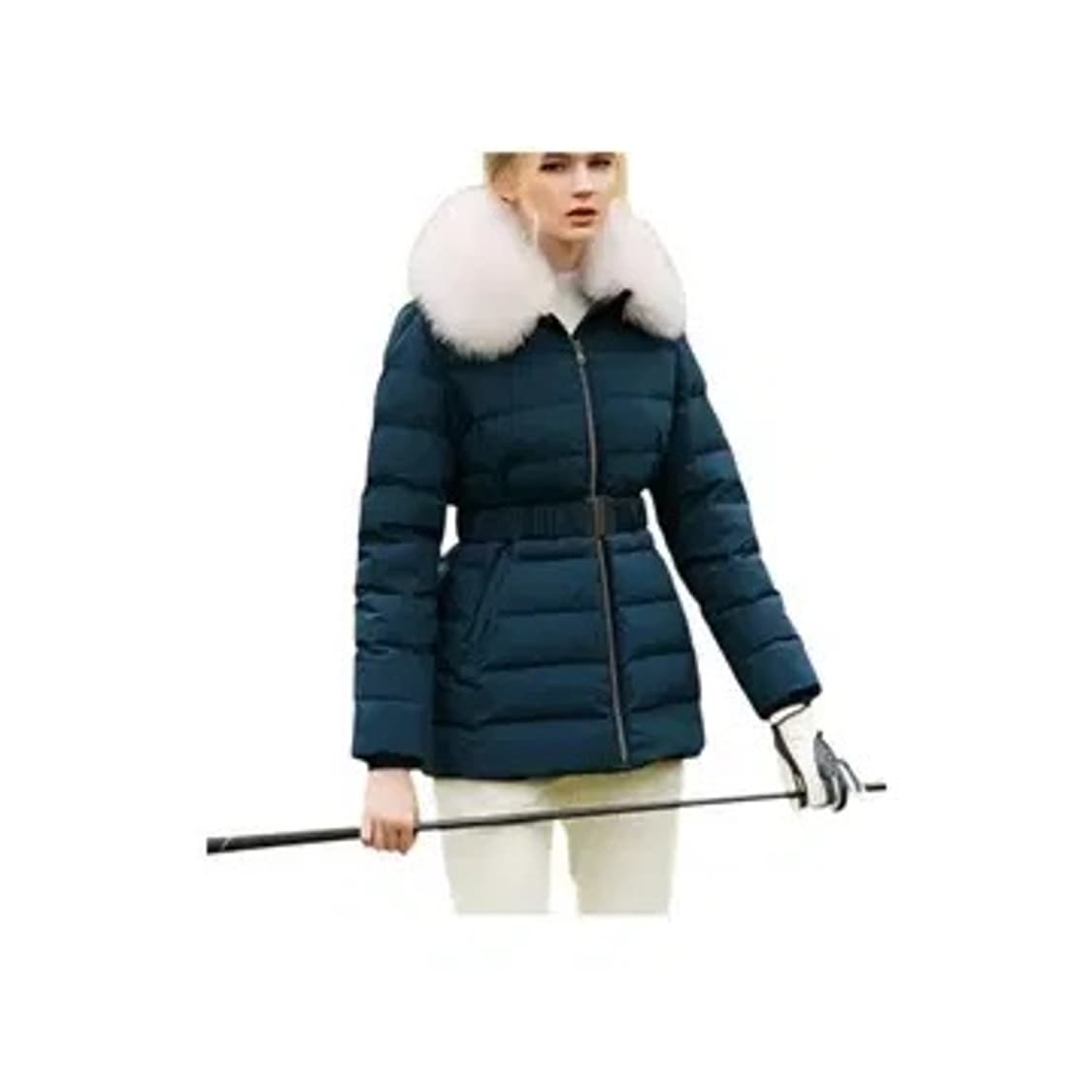 울시 폭스퍼 벨트 덕다운패딩 S 90사이즈  상품이미지3