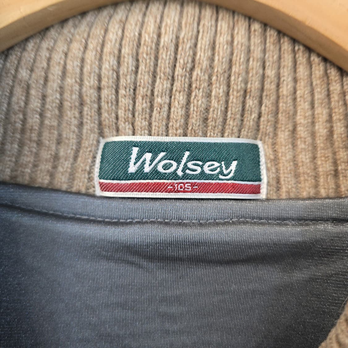 울시(Wolsey) 숄카라 울 니트 베이지 105 상품이미지5