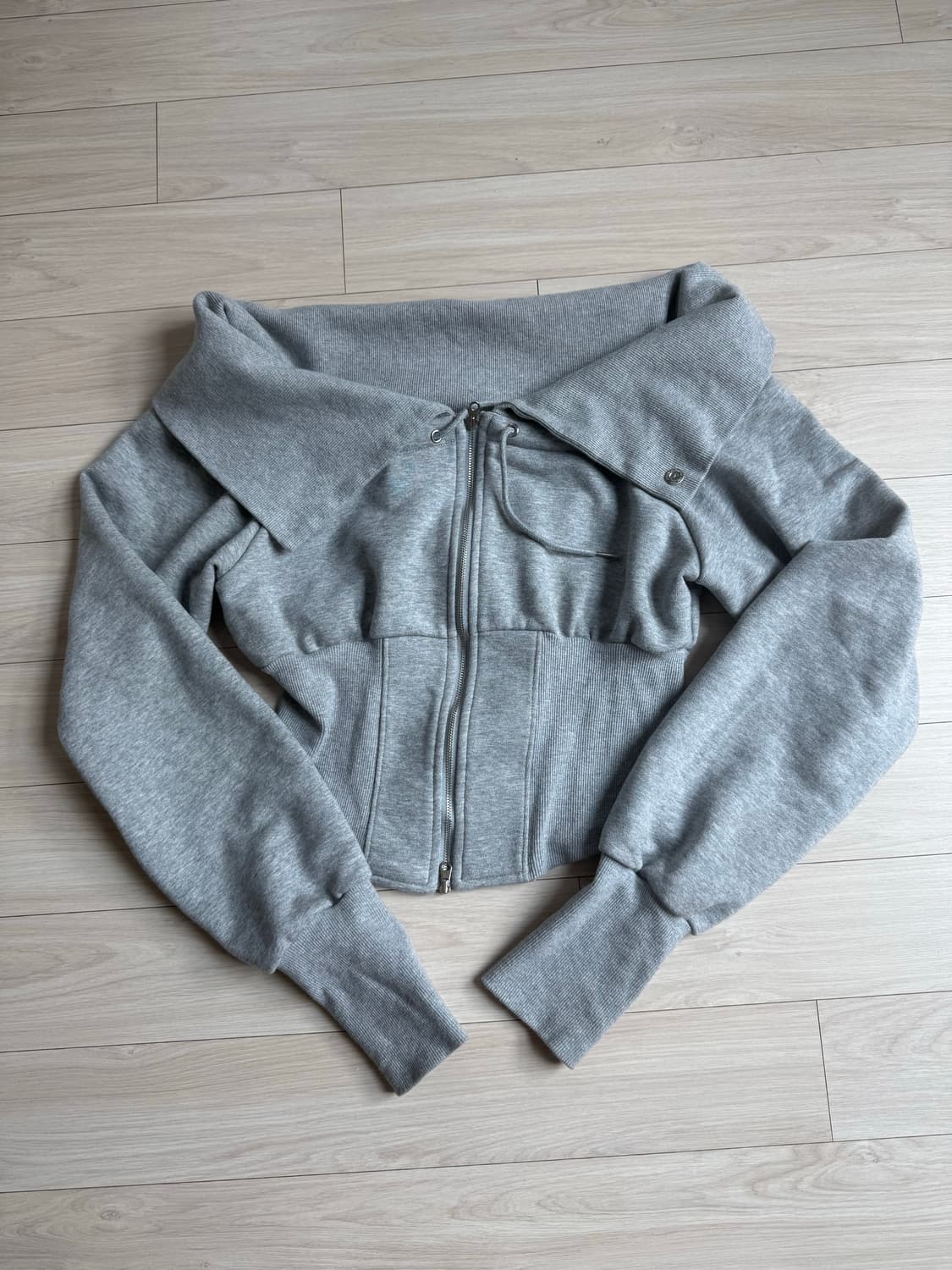 (bohemseo) CORSET OFF-SHOULDER ZIP-UP 상품이미지2