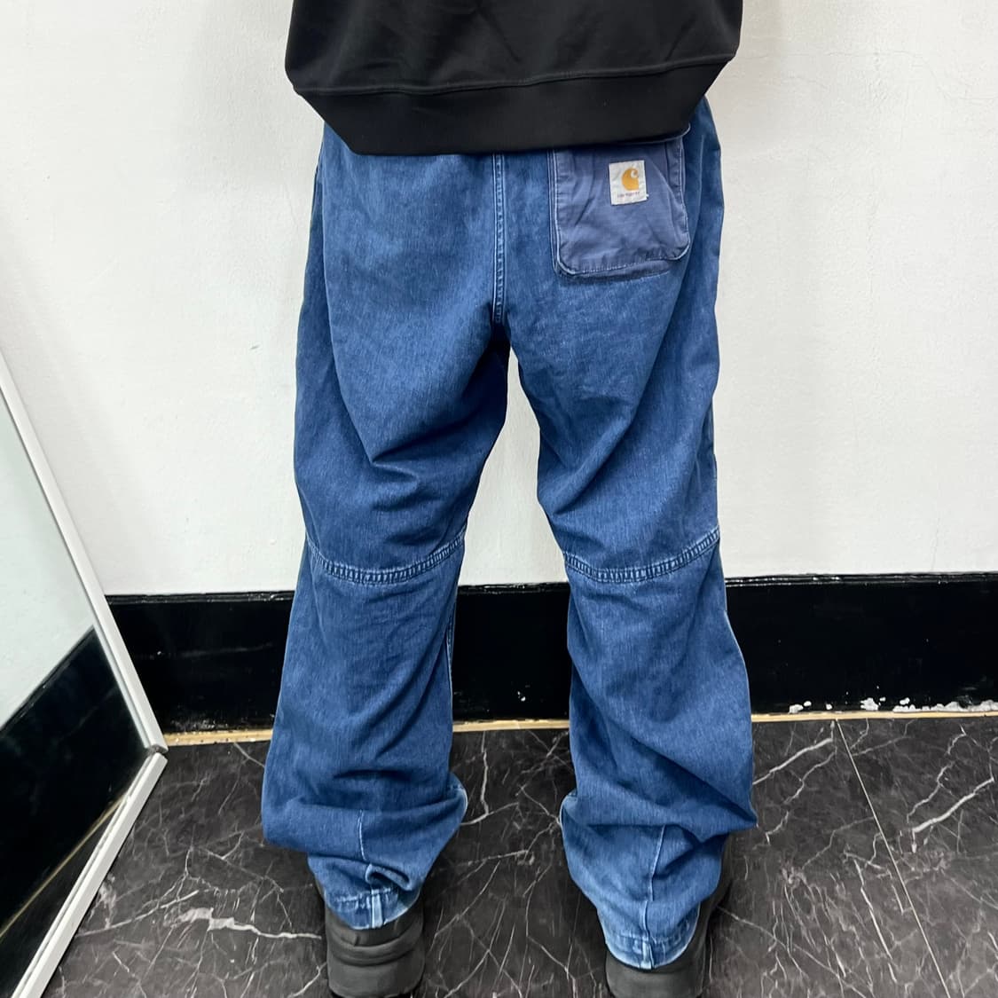 칼하트 WIP 세미와이드 알리마 배색 팬츠 상품이미지3