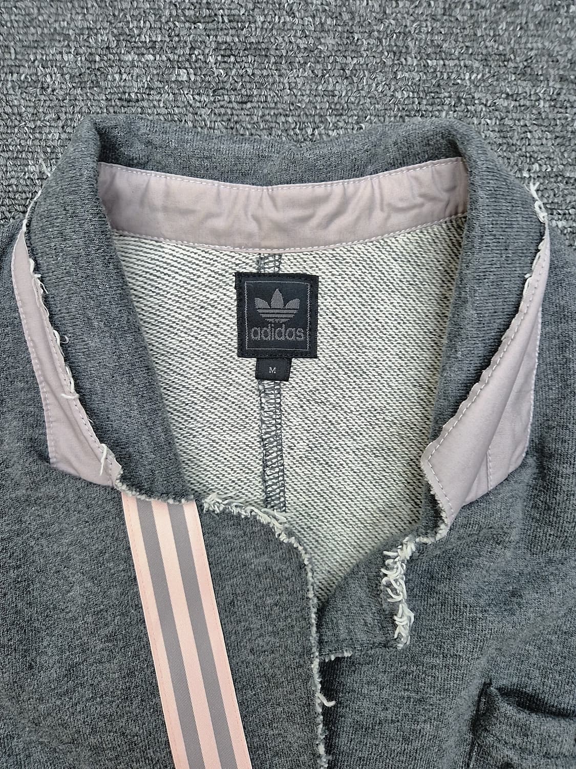 [M]<아디다스>그레이 스웨트 블레이져 상품이미지2