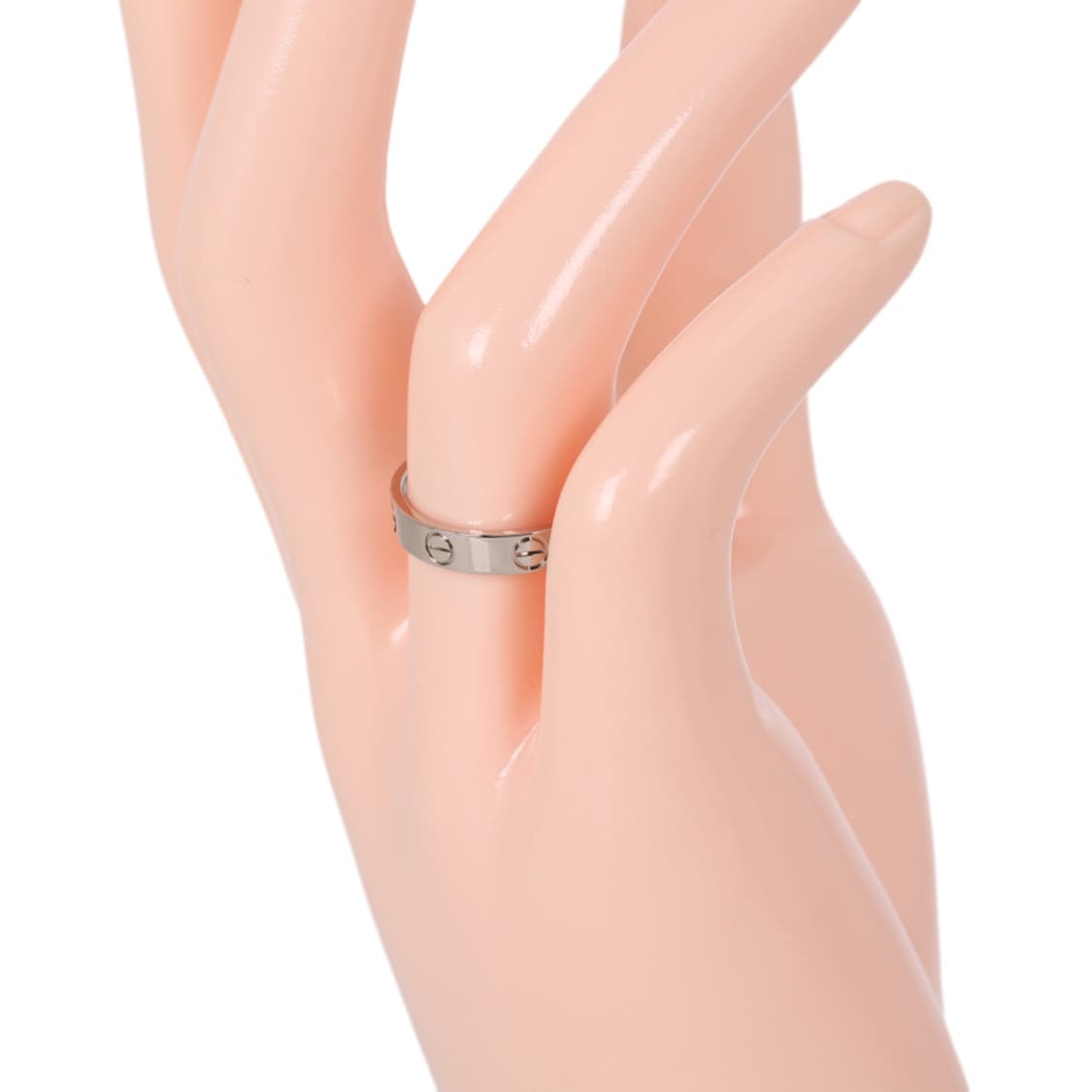 까르띠에 화이트골드 러브링 웨딩링 러브반지 18K WG 54호 상품이미지6