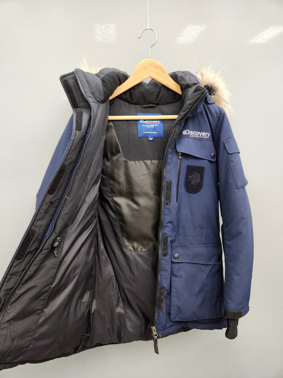 디스커버리 네이비 패딩 점퍼 상품이미지4
