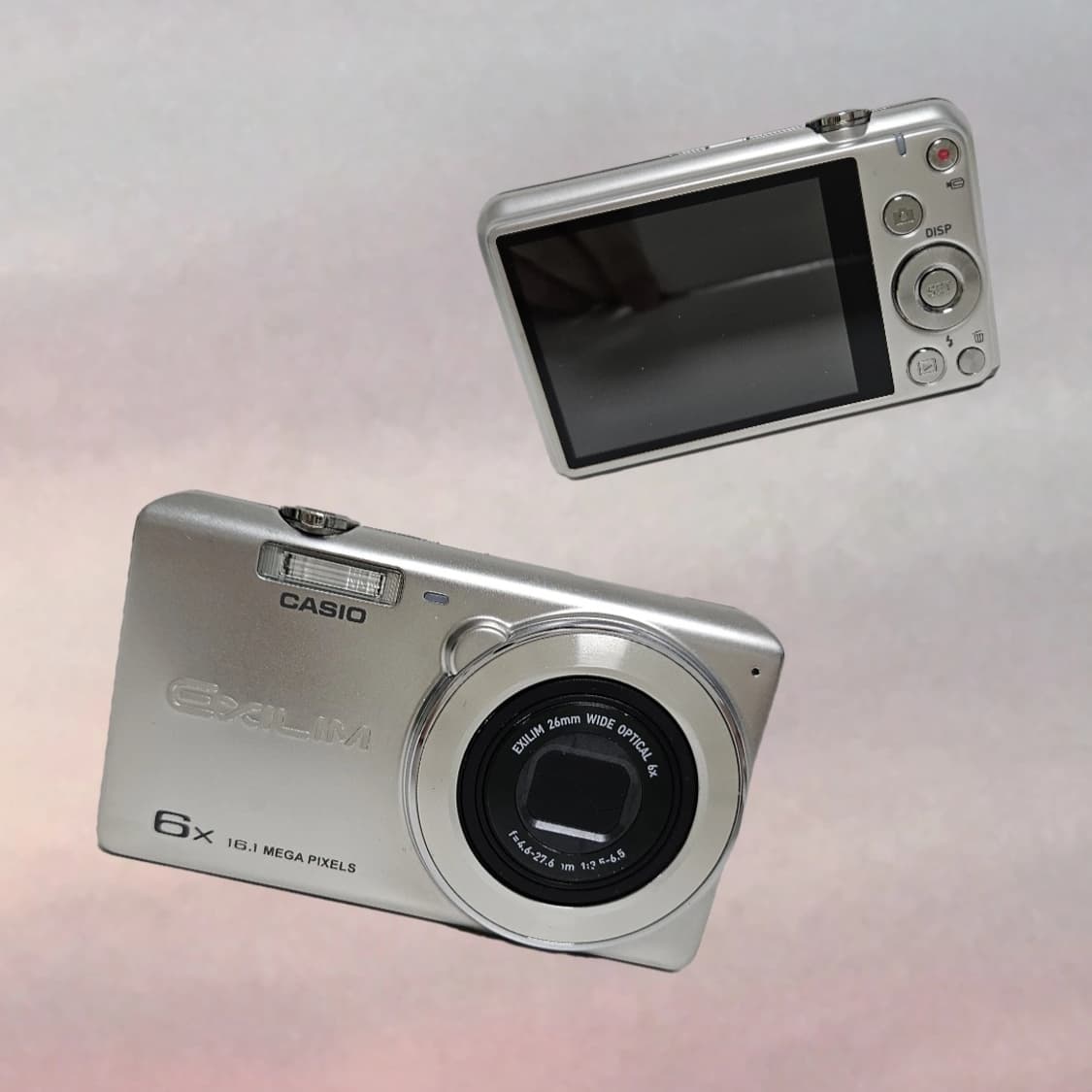 [즉시사용가능/정상작동] 카시오 엑슬림 Z770 실버 디카 상품이미지1