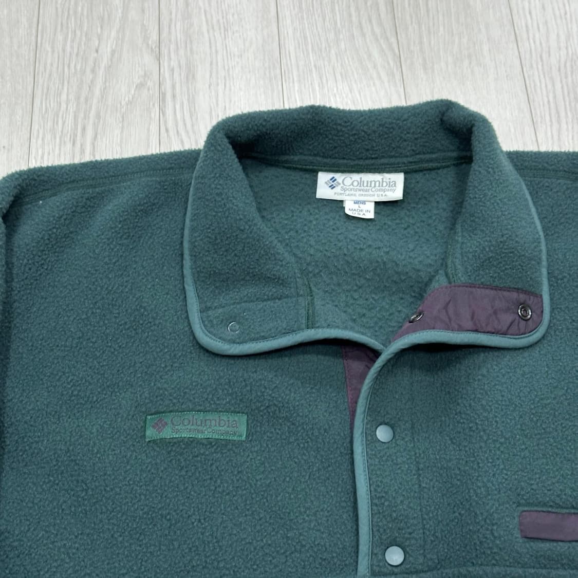 90‘s columbia snap fleece  상품이미지4