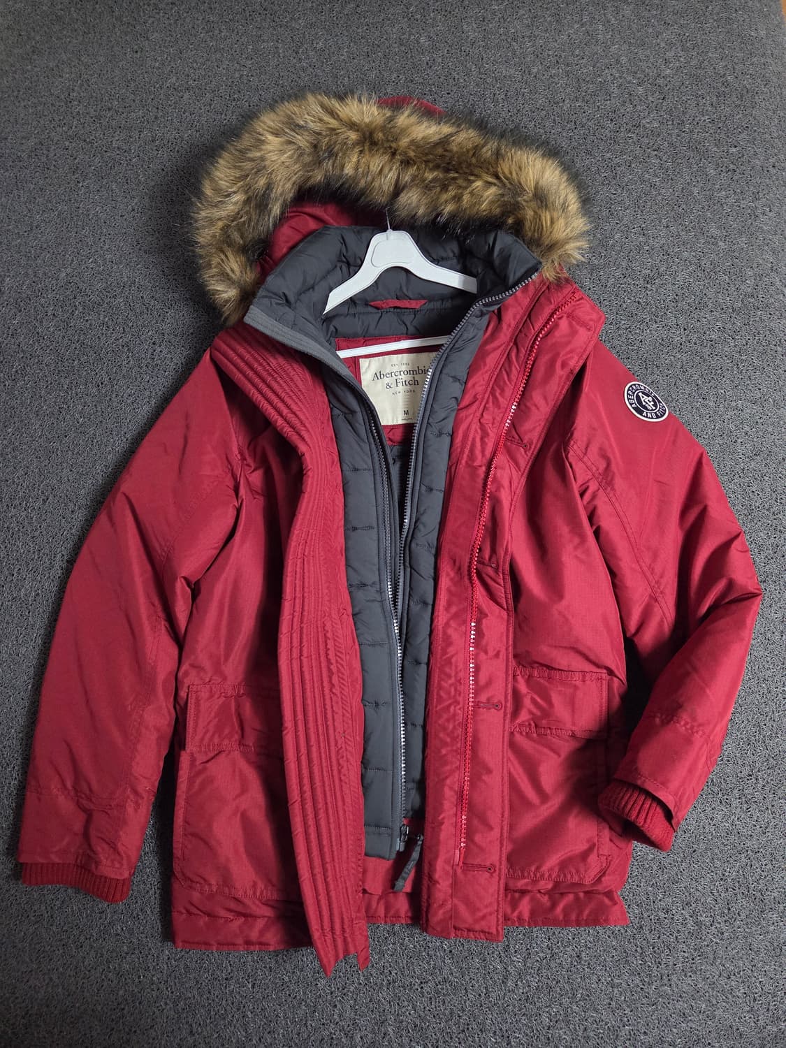 아베크롬비 패딩 M (새상품급) 실L싸이즈 상품이미지1