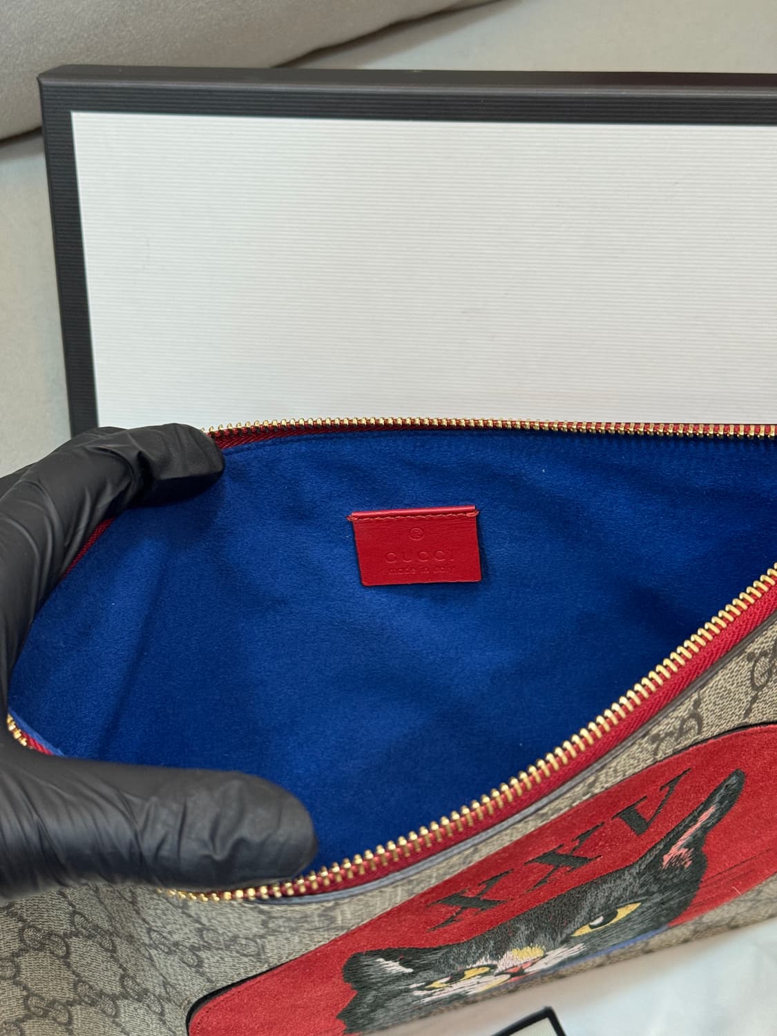 새상품급 구찌 미스틱 캣 클러치  상품이미지3