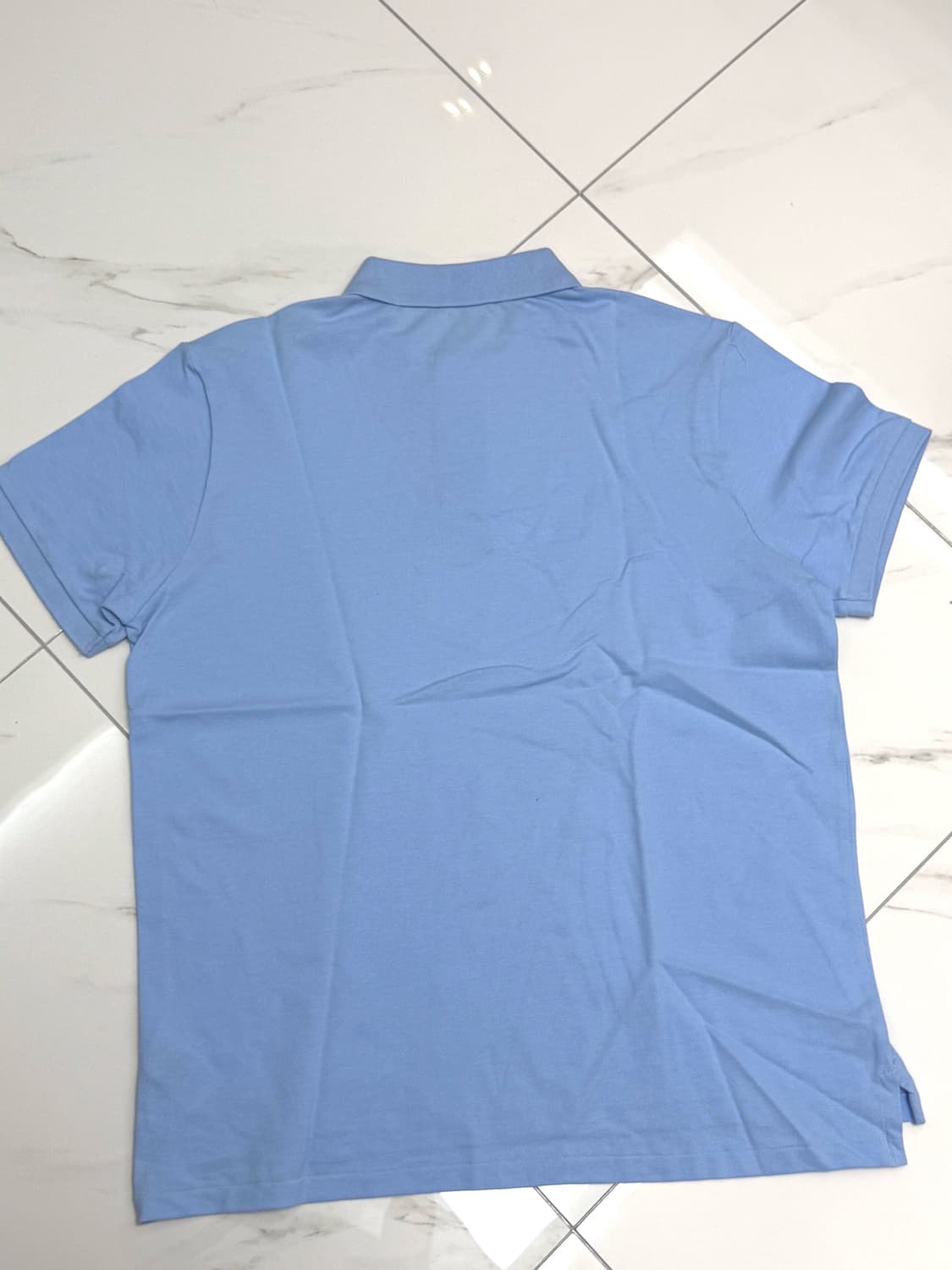 [XL] 폴로 피켓 셔츠 하늘색 상품이미지3