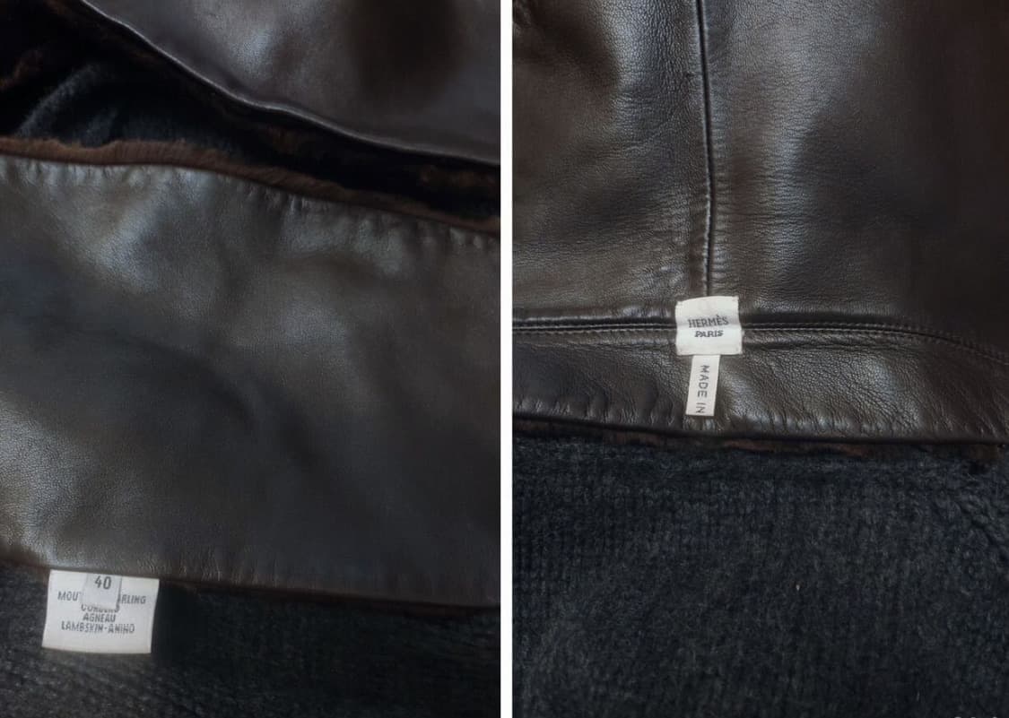 에르메스 04/FW by 장 폴 고티에 디테쳐블 숄 칼라 카디건-해외발송 상품이미지10