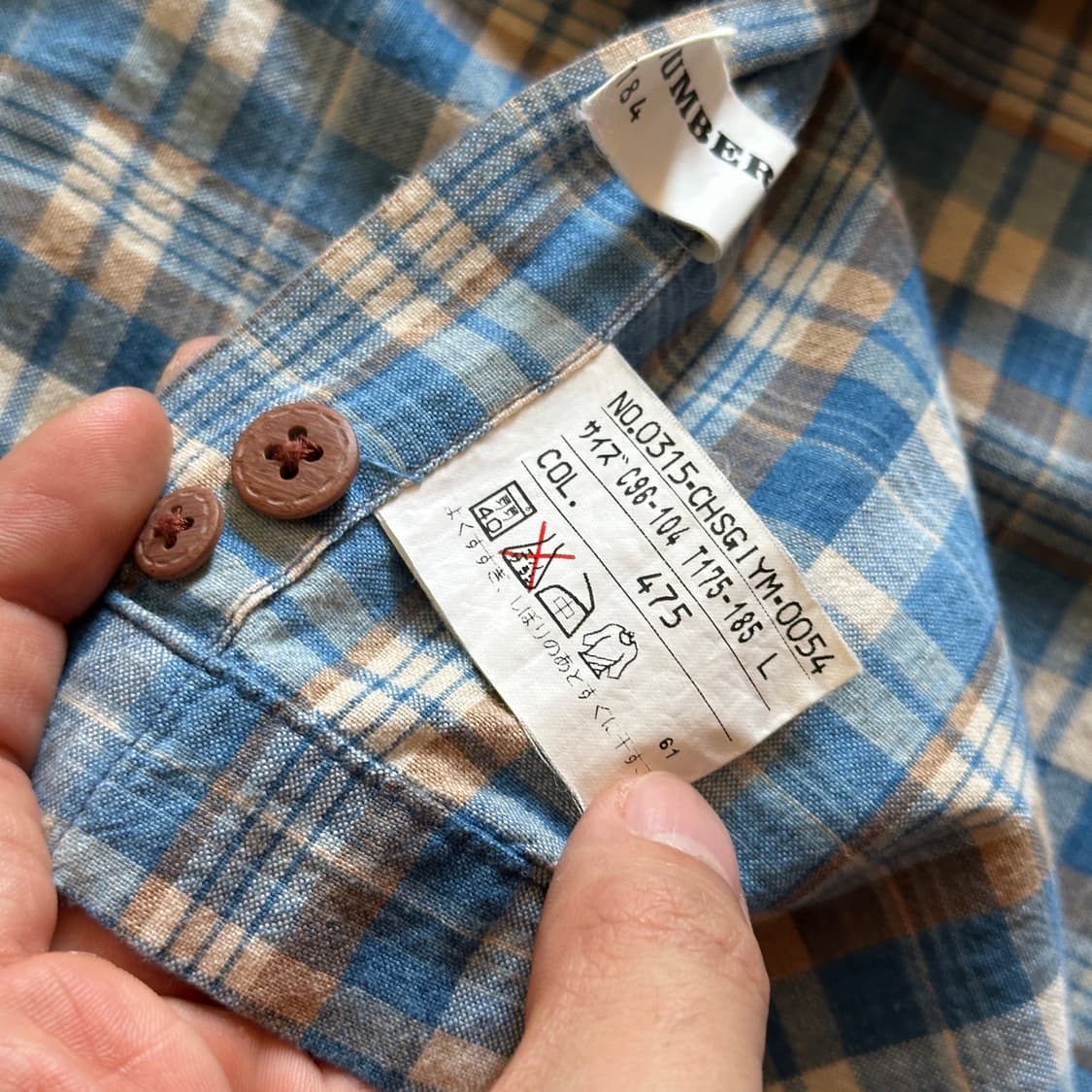 Gotariku Sport check cotton 1/2 shirts 상품이미지8