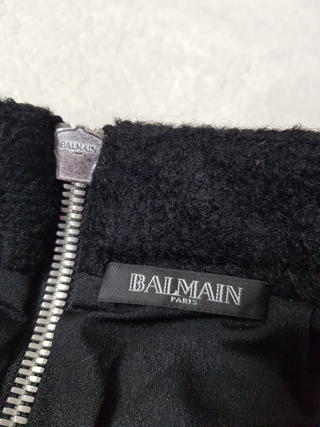 [36/정품] 발망 블랙앤화이트 은장 트위드 스커트 상품이미지8