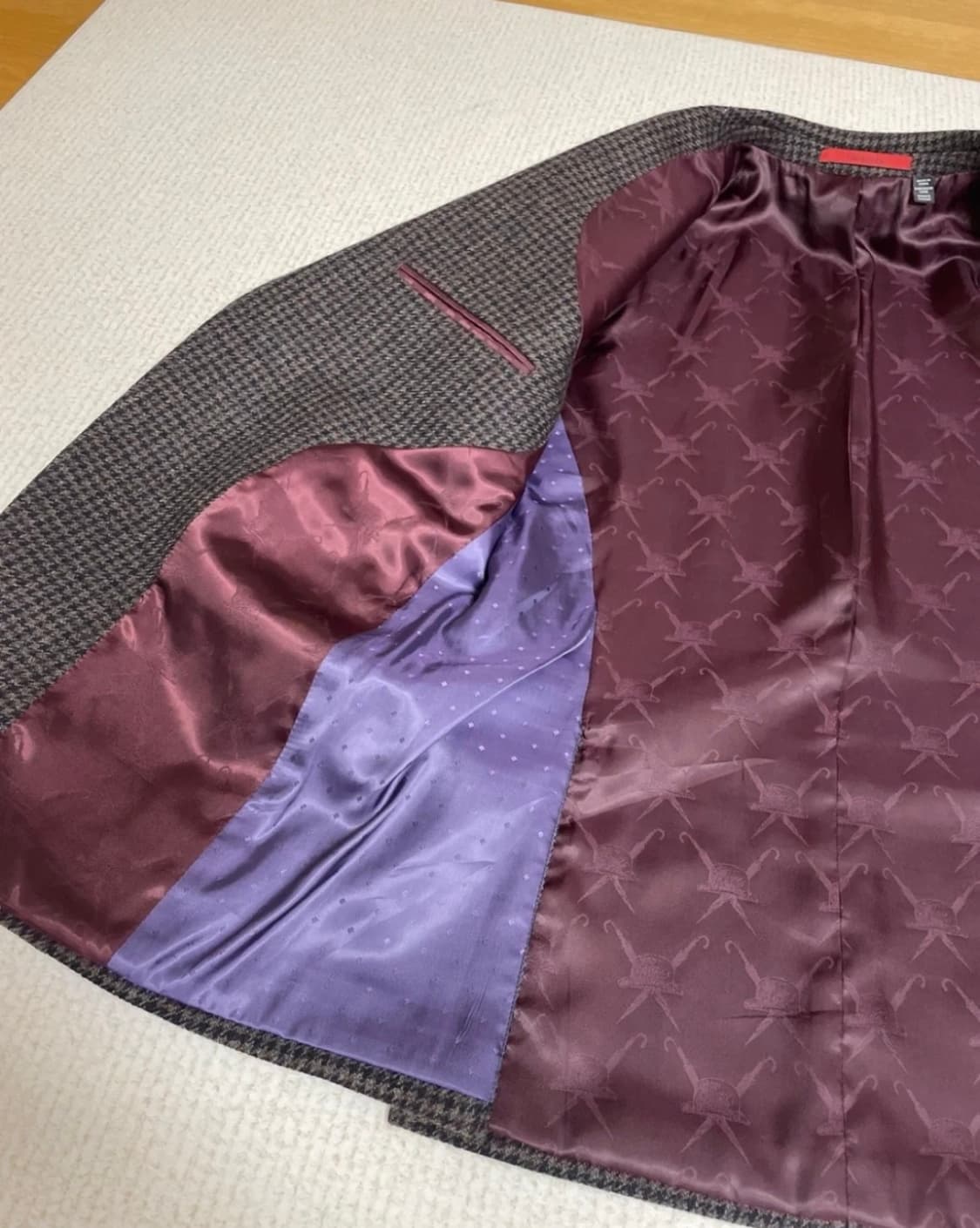 테드 베이커 남성 체크 자켓 (95-100 사이즈 / 100% 울) 상품이미지5