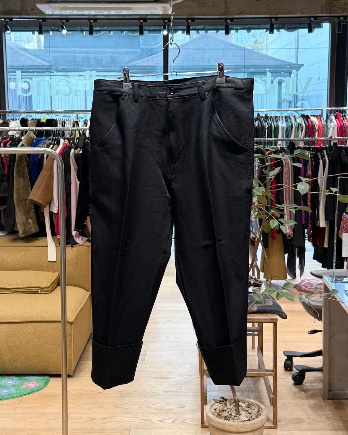 꼼데가르송 블랙 AD2013 롤업 슬랙스 팬츠  상품이미지1