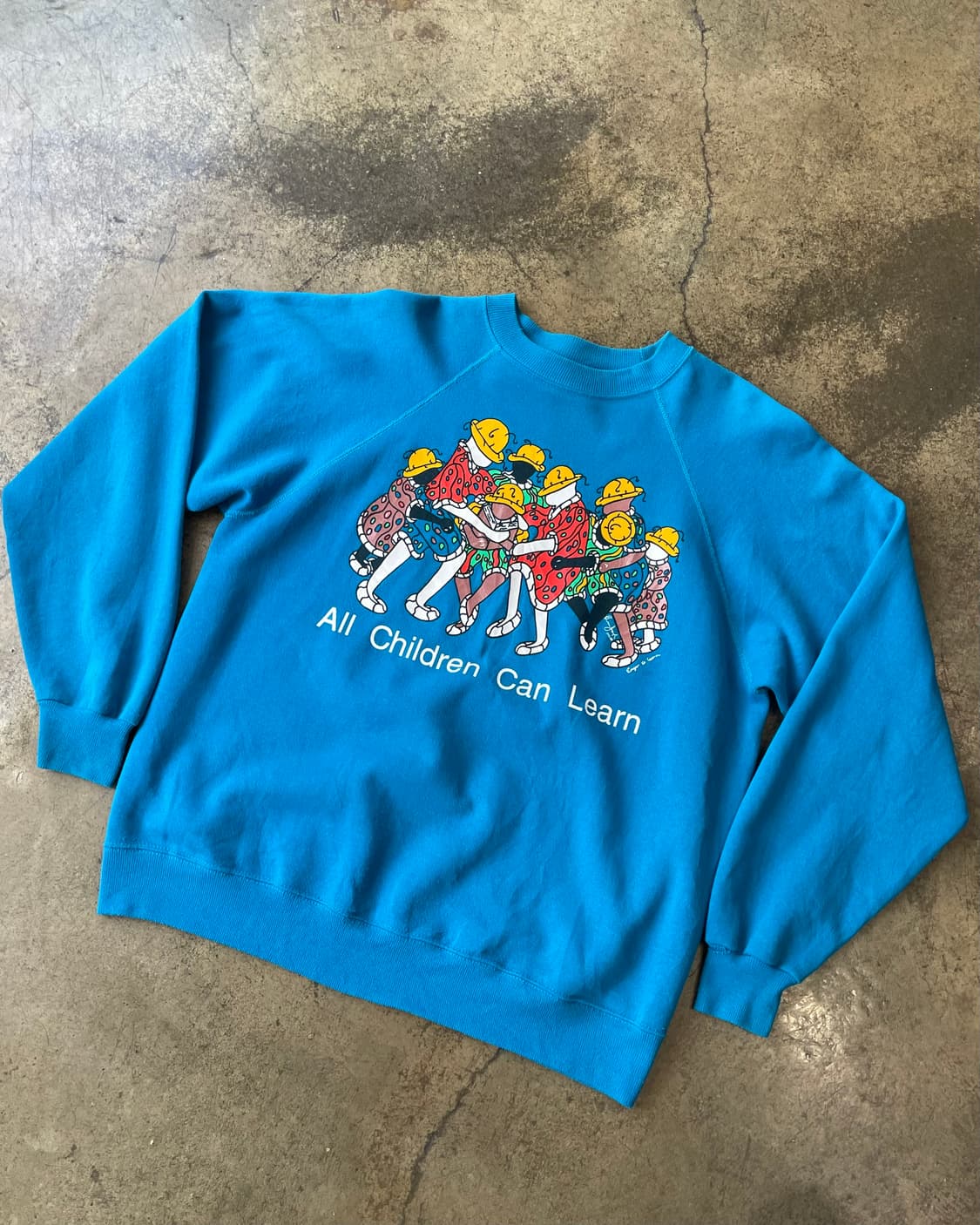 90s USA “All Children Can Learn” Sweat 상품이미지1