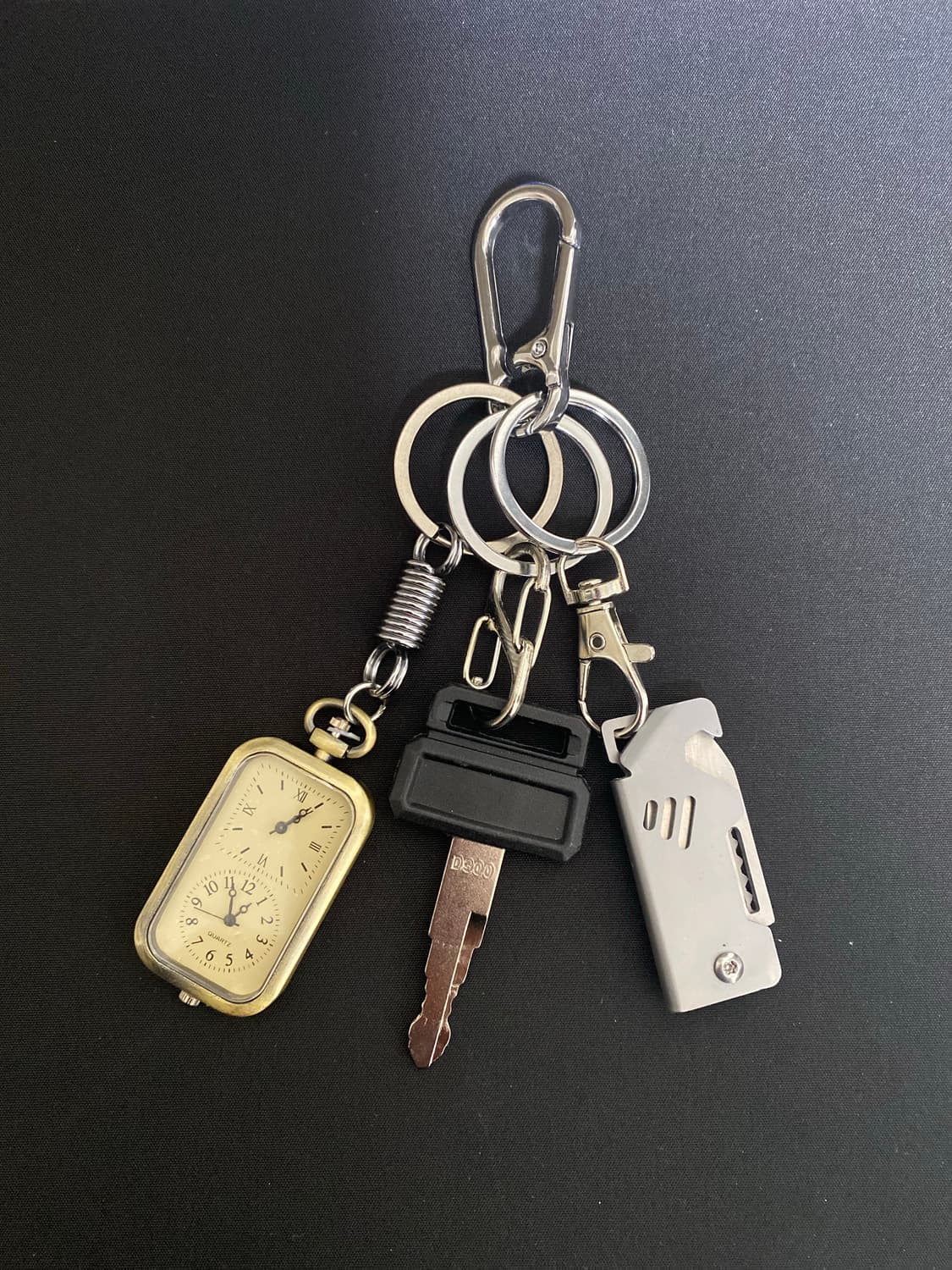 빈티지 시계 키링 상품이미지1