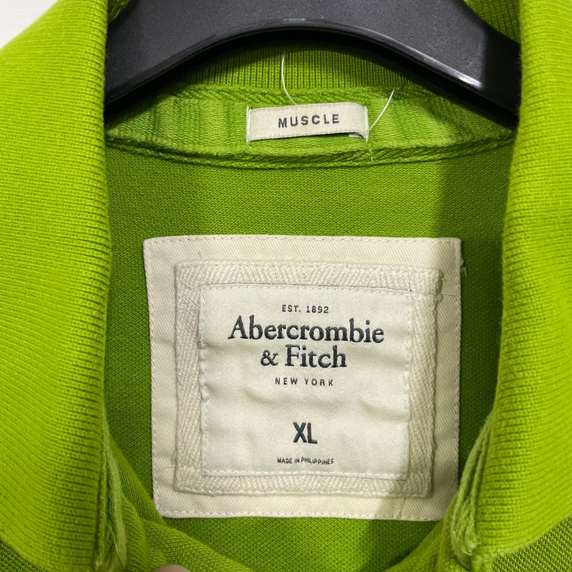 아베크롬비 그린 반팔 폴로티 상품이미지4