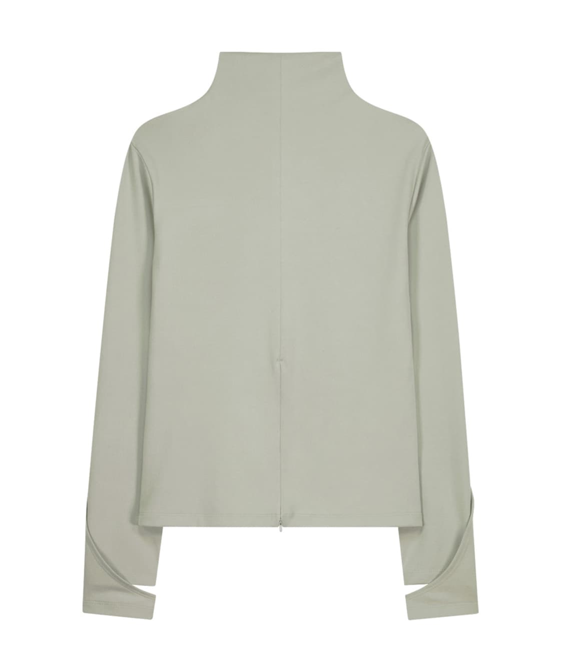 오호스 mock neck tee mint grey 상품이미지2