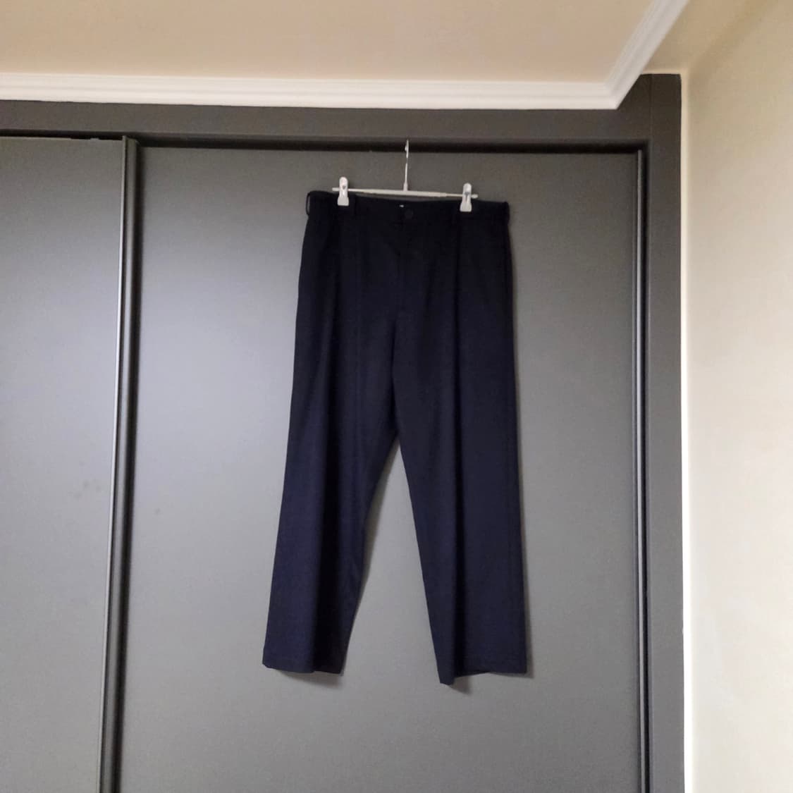 [1] 우드비 울 캐시미어 팬츠 네이비 / 슬랙스 트라우저 포터리 코모리 상품이미지1