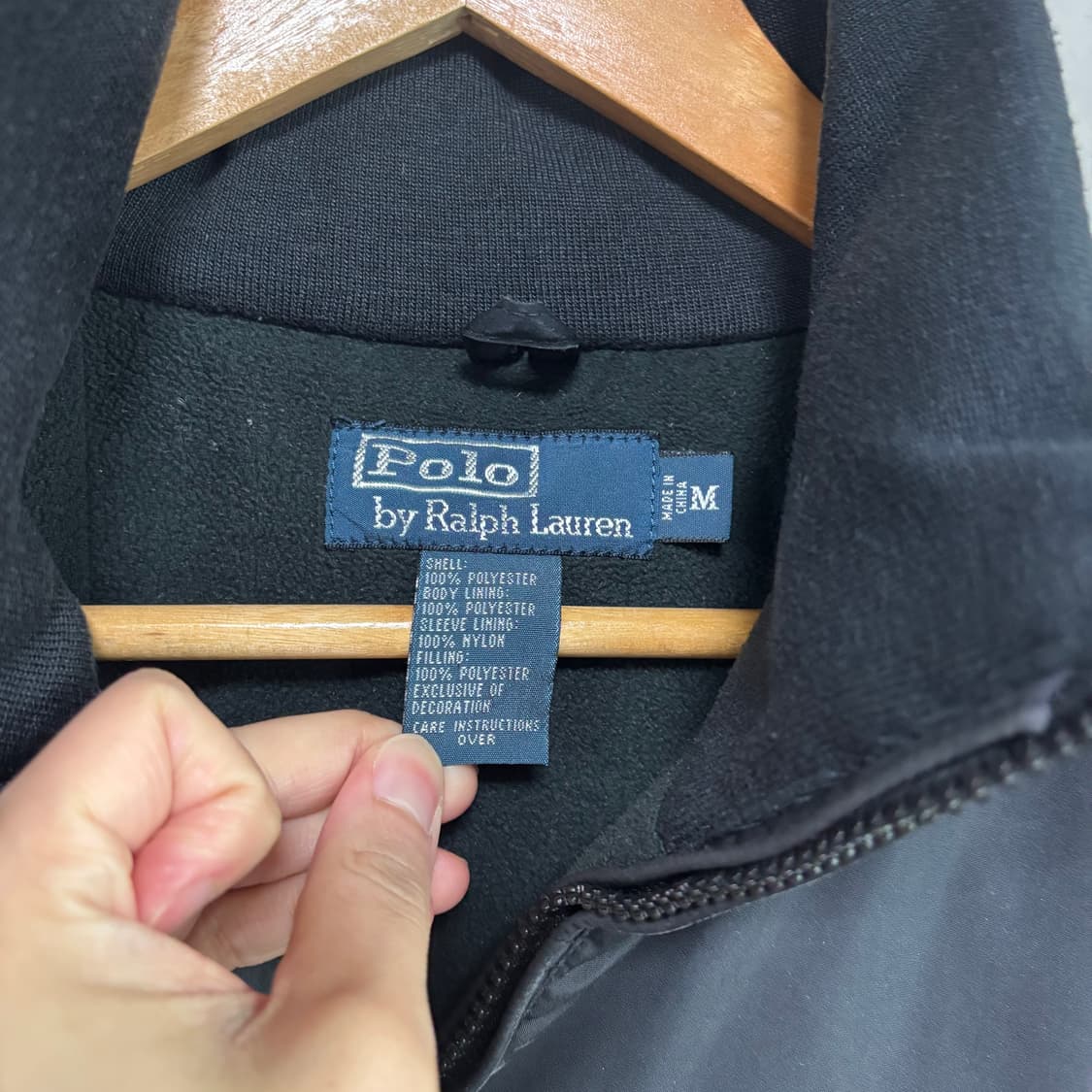 폴로 랄프로렌 페리 누빔 자켓 블랙 상품이미지3