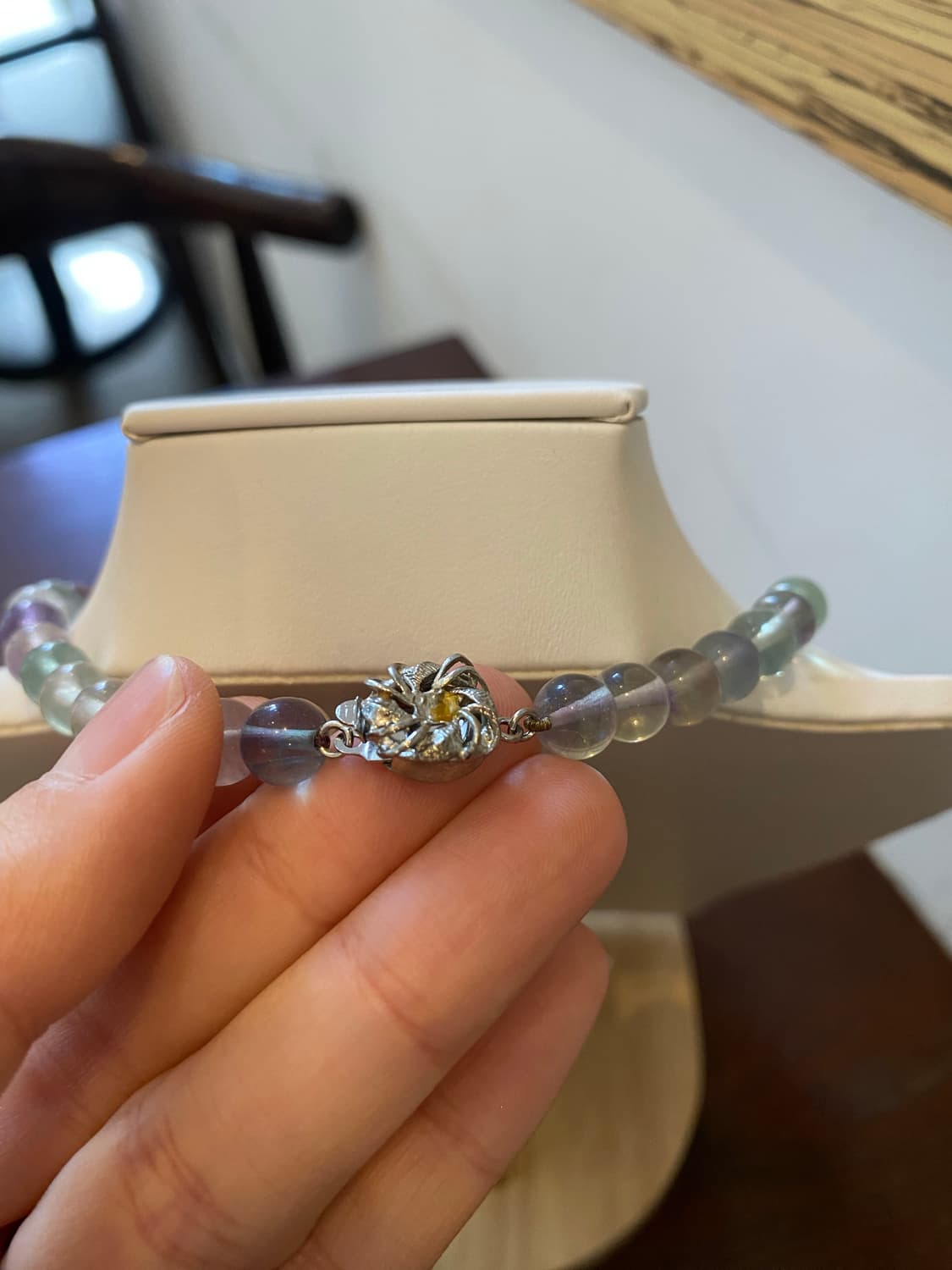 빈티지 플로우라이트 원석 목걸이 상품이미지6