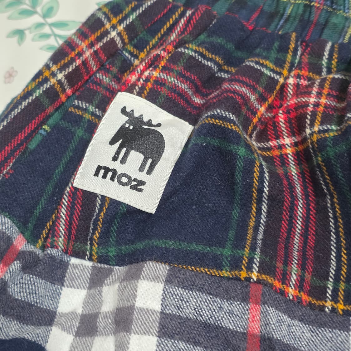모즈스웨덴 일본빈티지)스즈코 모리걸 타탄체크 패치워크st 롱스커트 상품이미지2