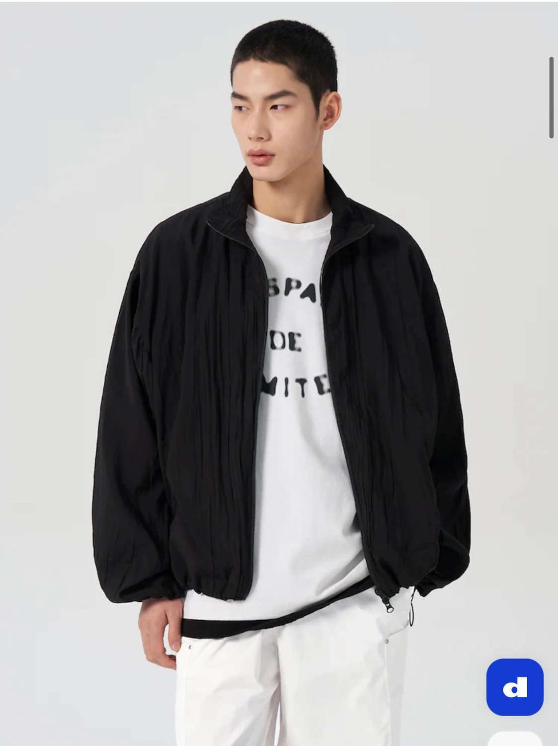 (XL) 에잇세컨즈 링클 나일론 자켓 점퍼 판매 상품이미지5