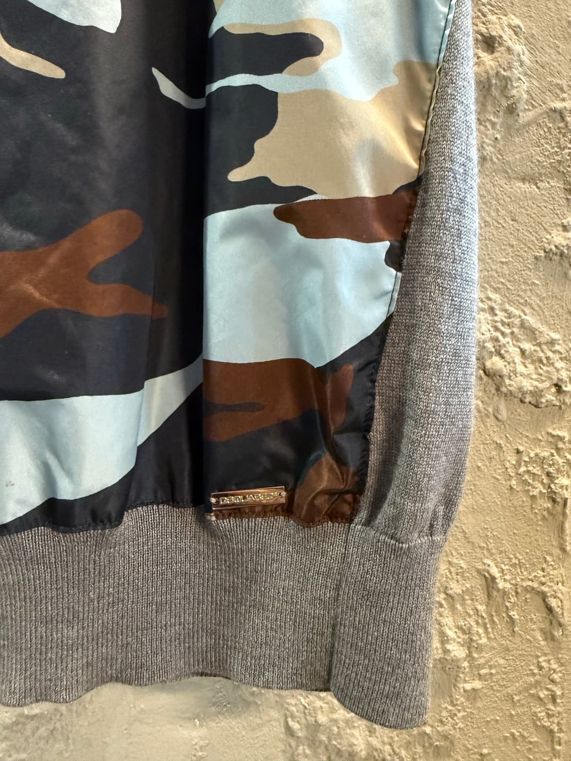 디스퀘어드2 DSQUARED2 카모 패턴 니트 베스트 그레이 XS 상품이미지2