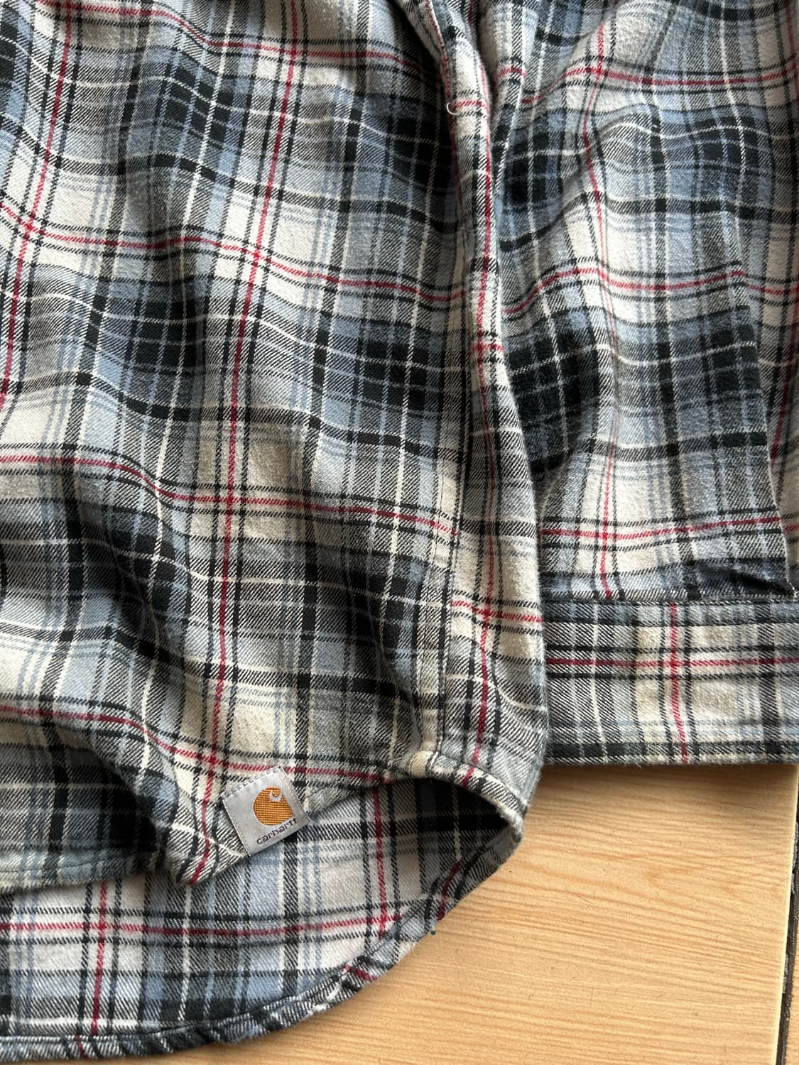 칼하트 플란넬 체크셔츠 상품이미지3