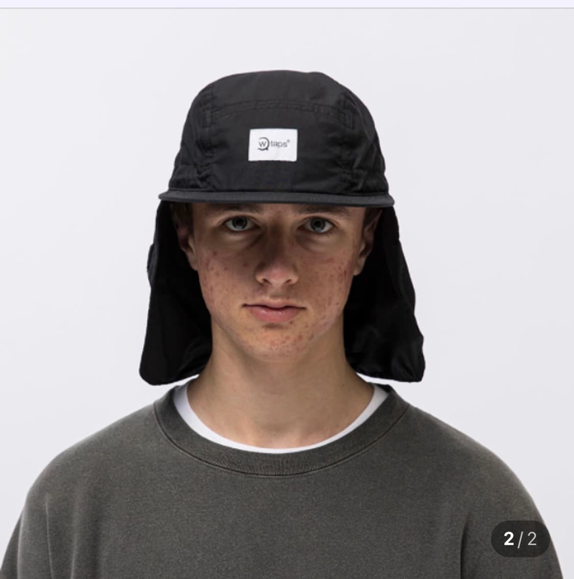 WTAPS 블랙 선쉐이드 캡 상품이미지1