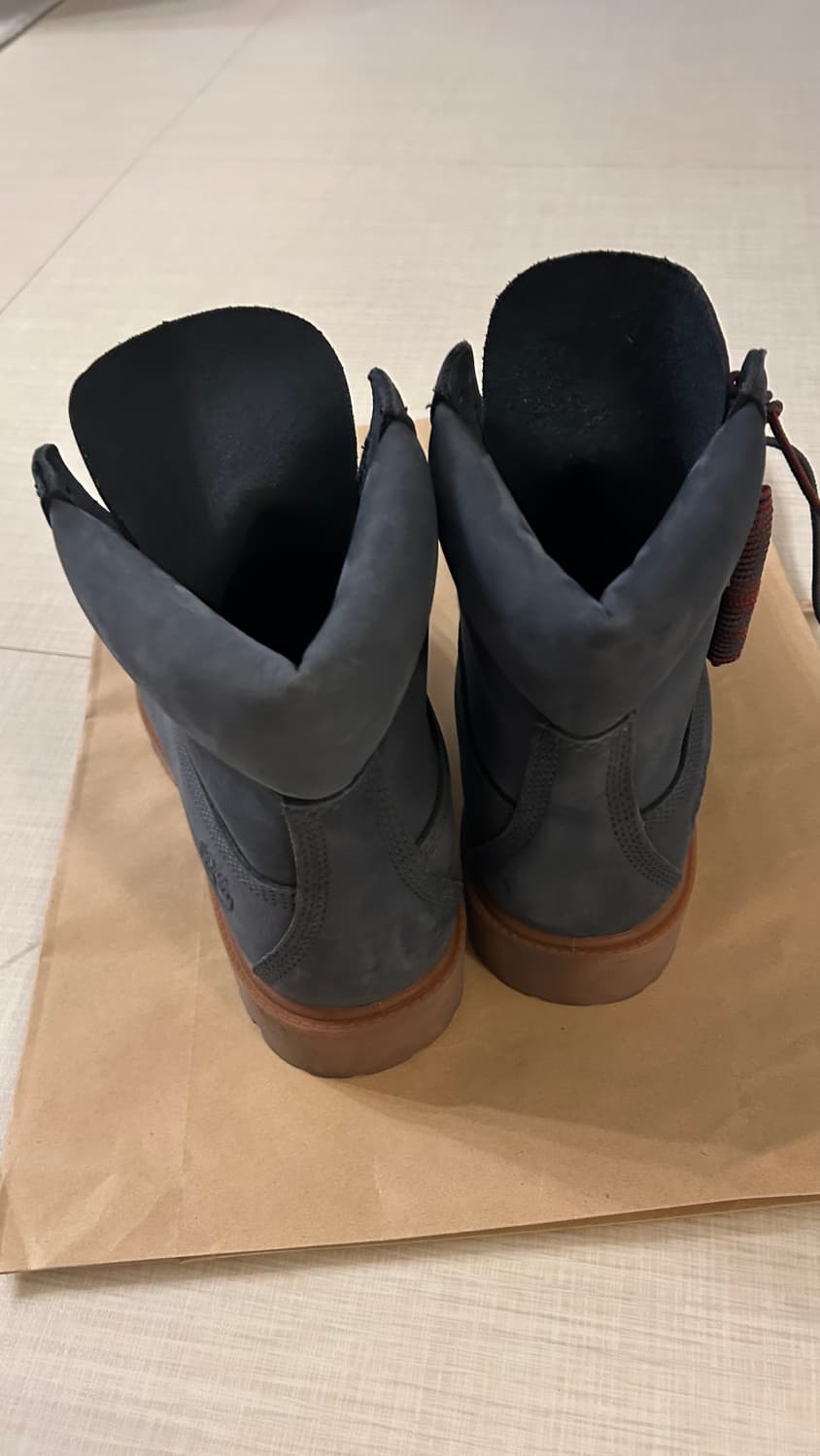 팀버랜드 남성 6인치 레이스업 방수 부츠 다크 블루 상품이미지3