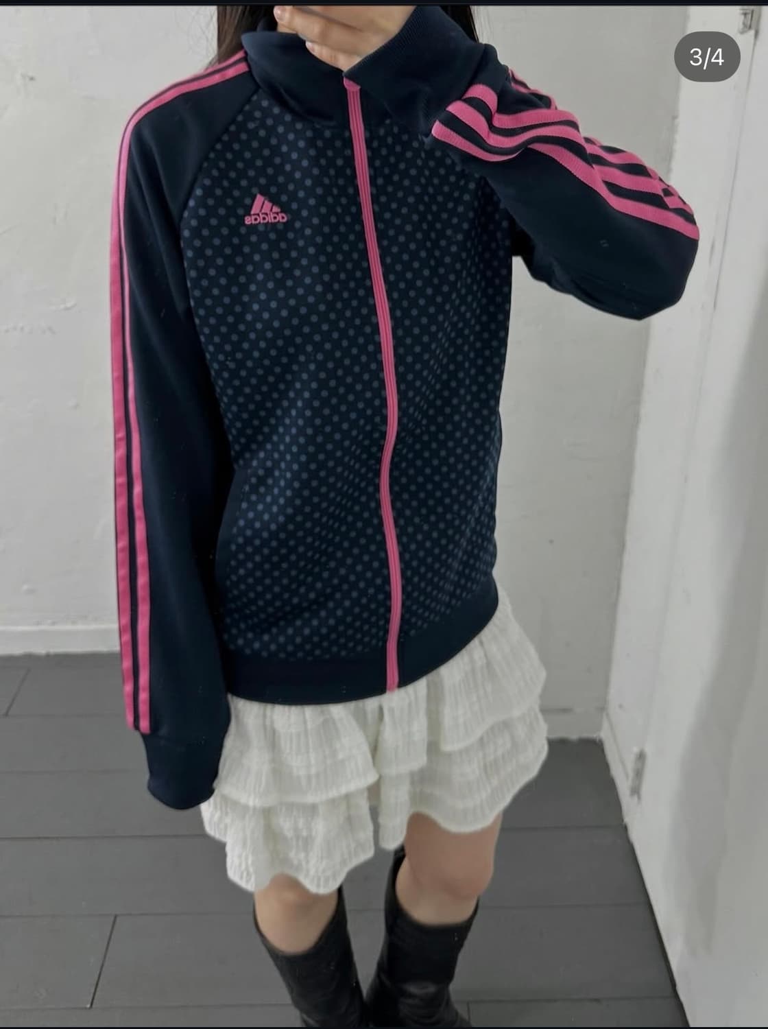 adidas pink line dot jersey 상품이미지3