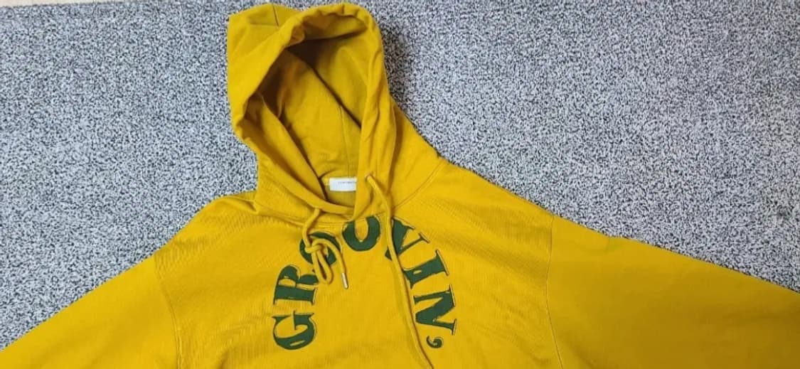 커스템옐로우 후드티 상품이미지2