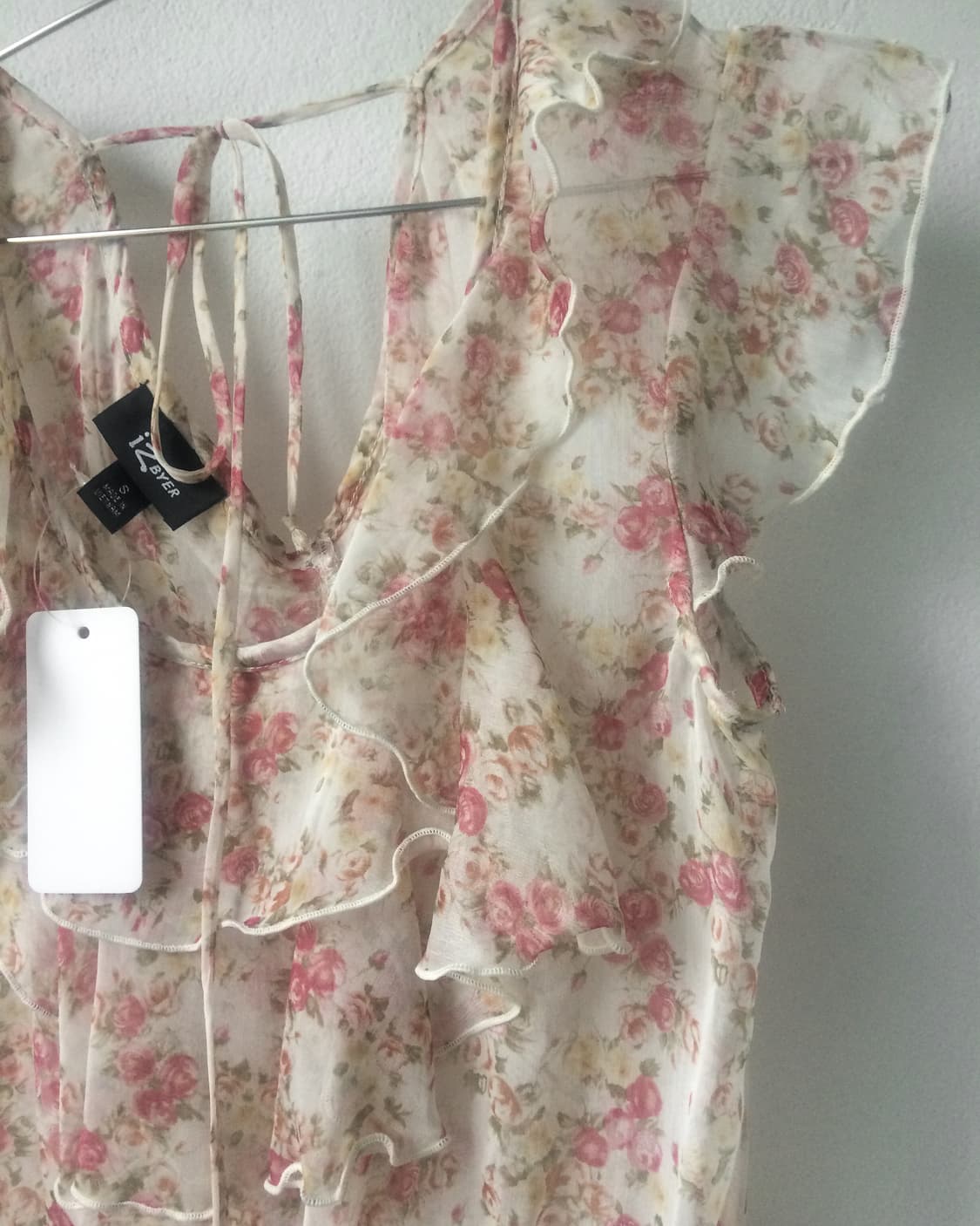 Flower pattern frill blouse 상품이미지4
