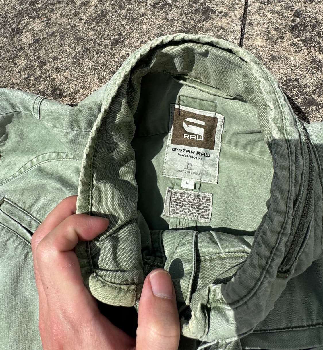 [L] G-Star Raw 바이커 자켓(지스타로우/그린티) 상품이미지4