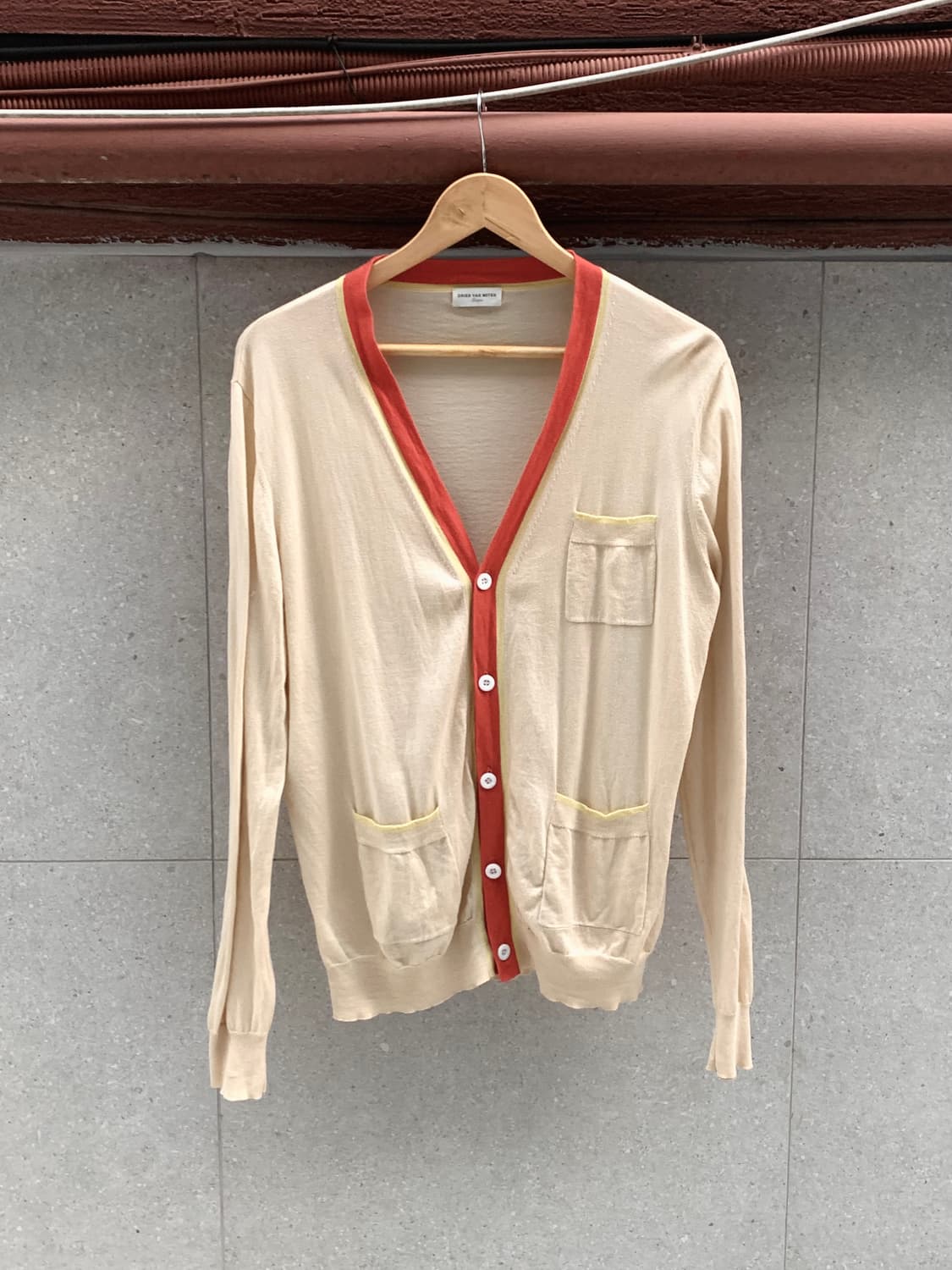 드리스 반 노튼 가디건 (cream) 상품이미지2