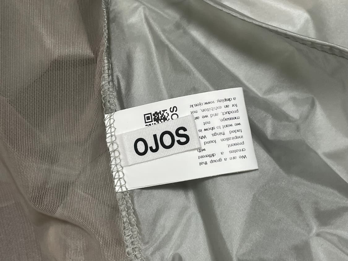 🏷 [새상품] OJOS 오호스 패커블 라이트 윈드브레이커 바람막이 그레 상품이미지9