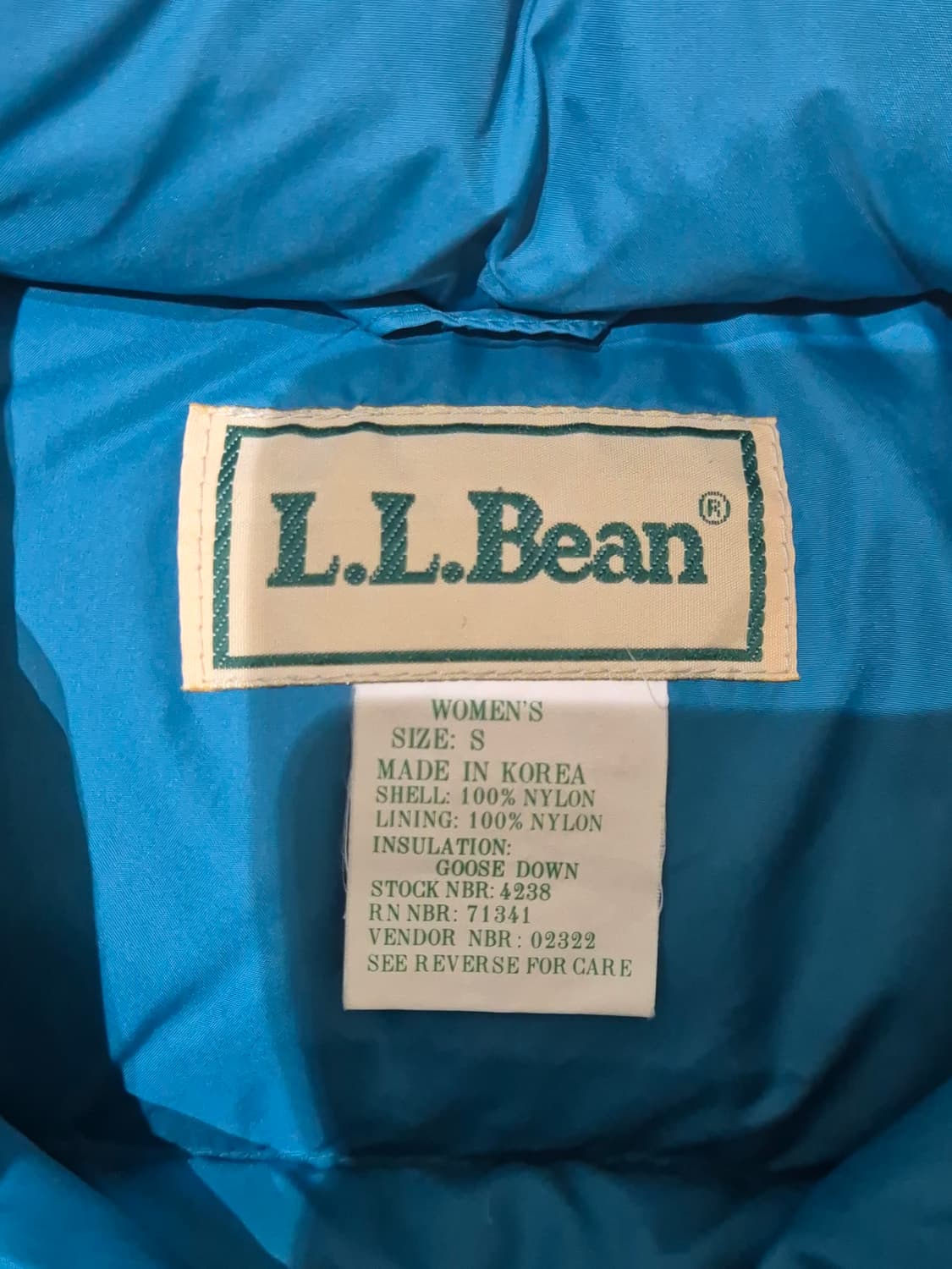 80s 엘엘빈 패딩 베스트 상품이미지2