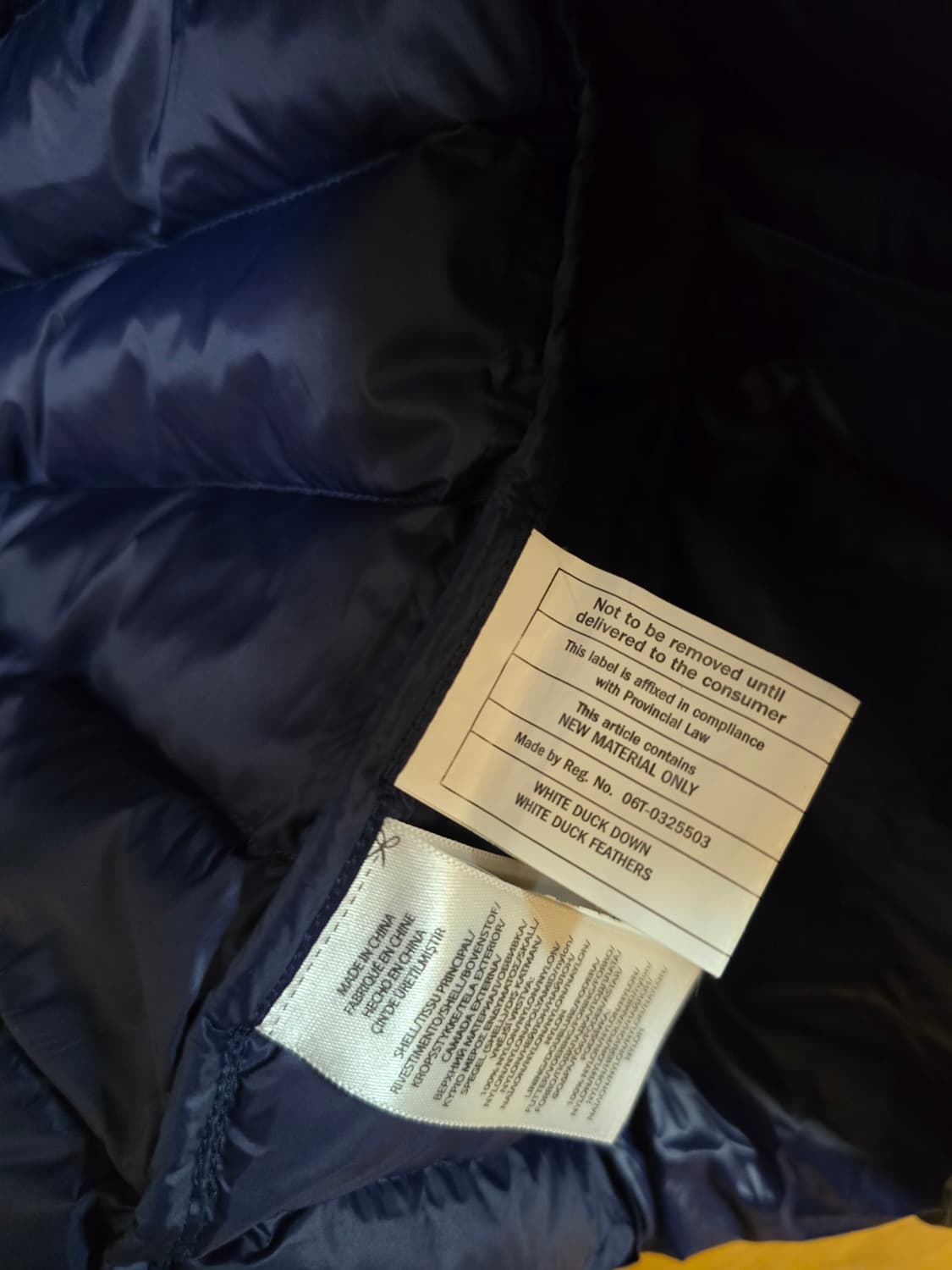 [L] 폴로 경량 패딩조끼 네이비 상품이미지3