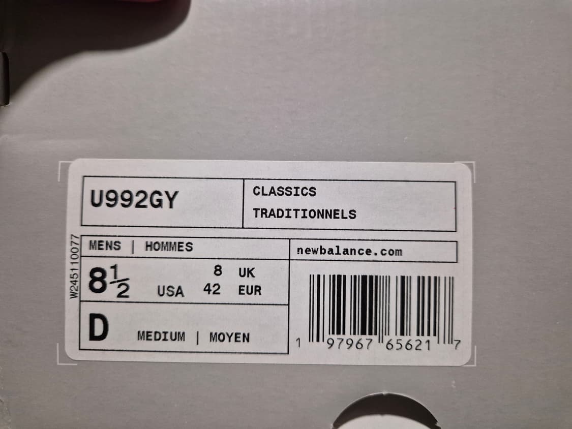 992 gray(U992GY) 265사이즈 상품이미지3