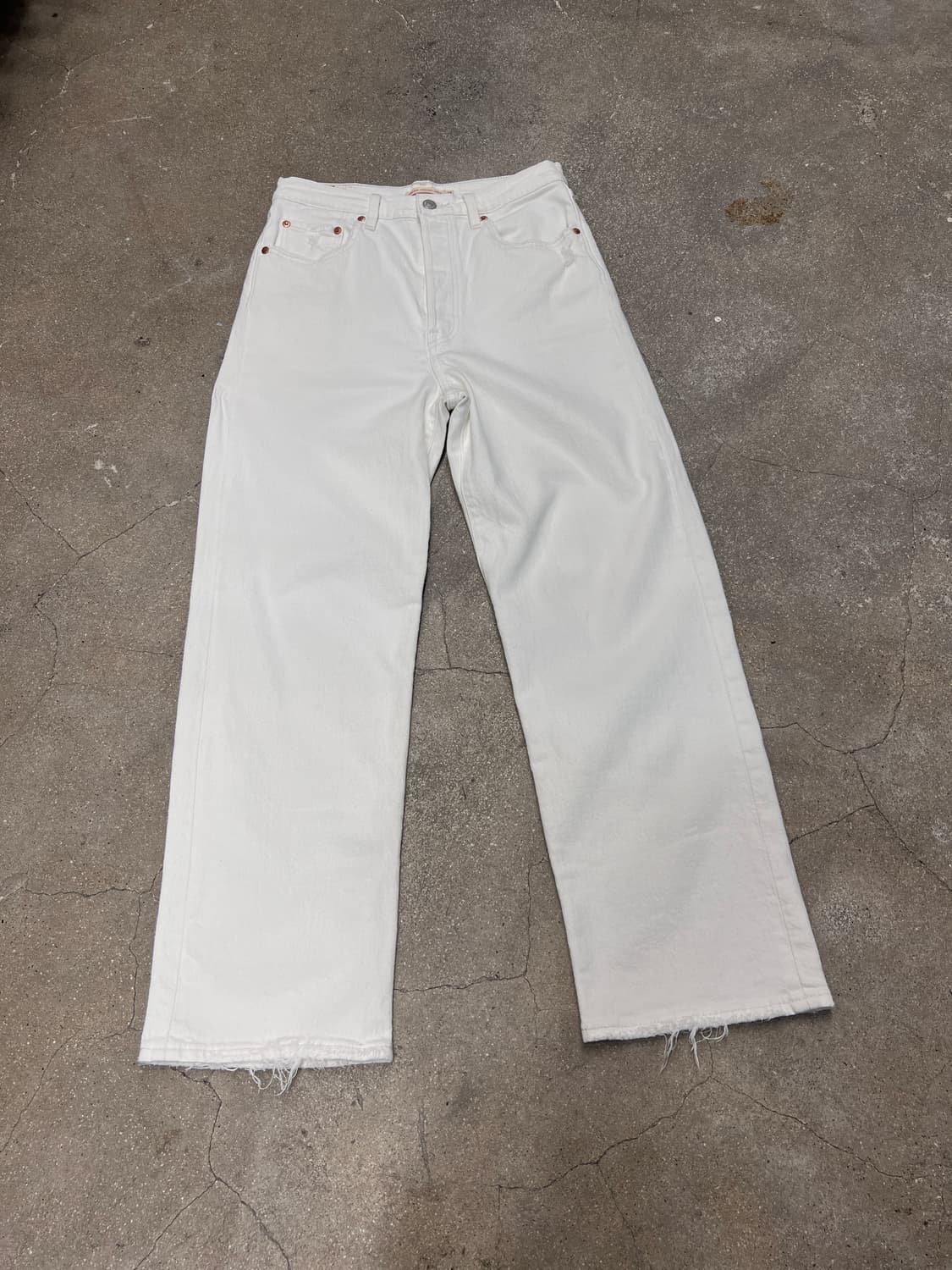 리바이스 립케이지 스트레이트 화이트진 상품이미지1