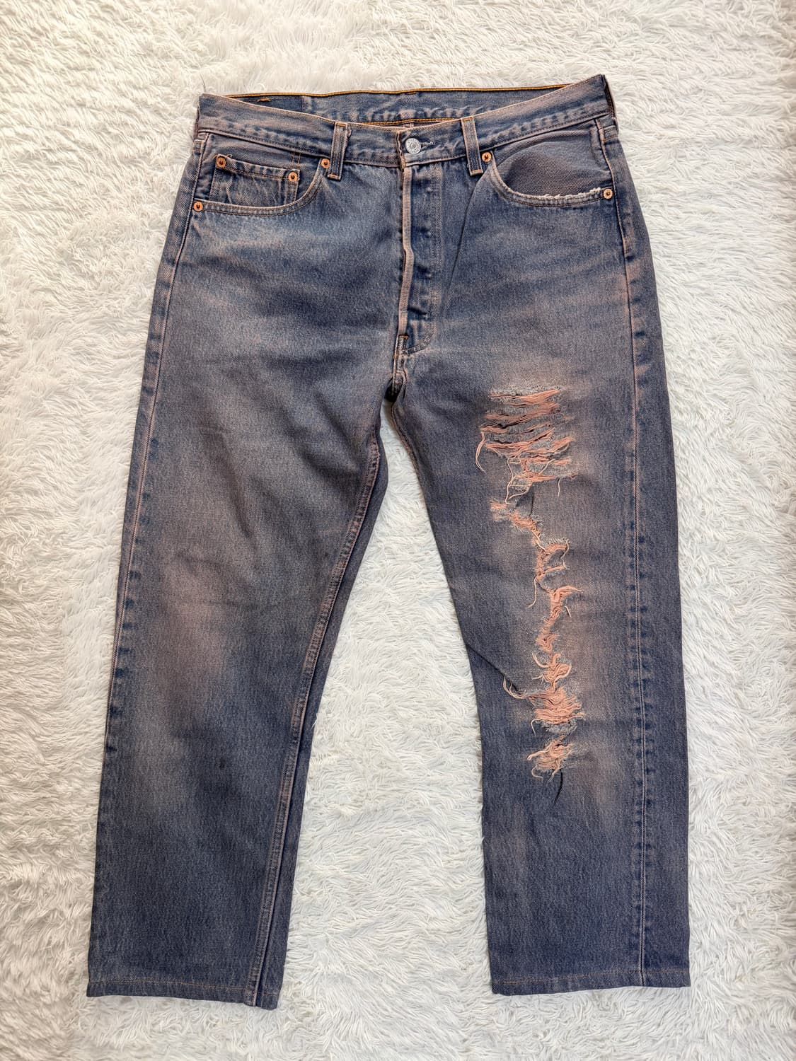 [98년산/Made in USA] 리바이스 501-0000 오리지널 빈티 상품이미지5