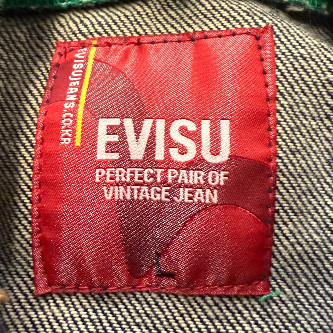 에비수 그린 데님 후드집업 상품이미지6